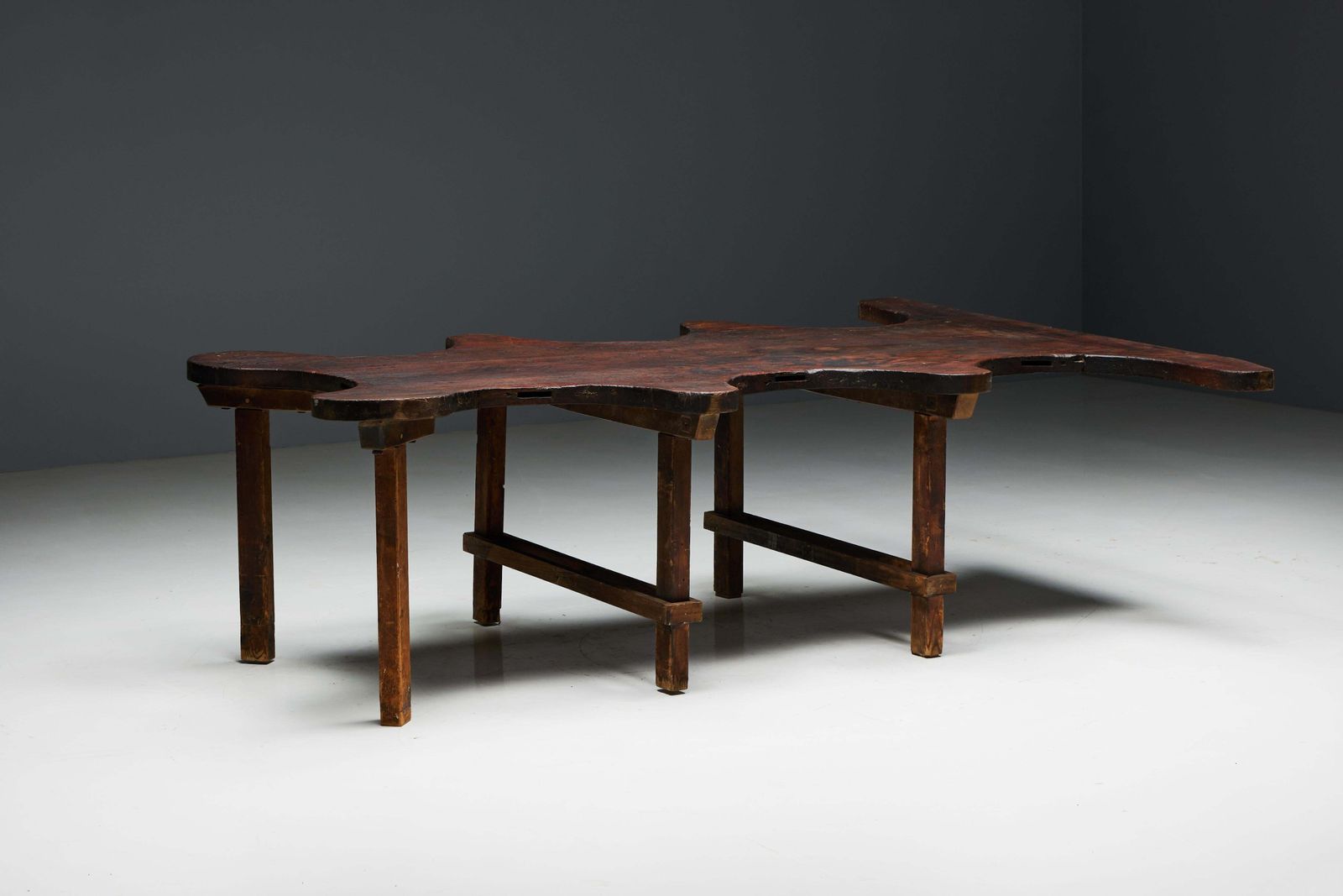 Rustic Free Form Organic Table, France, Late 19th Century photo furniture