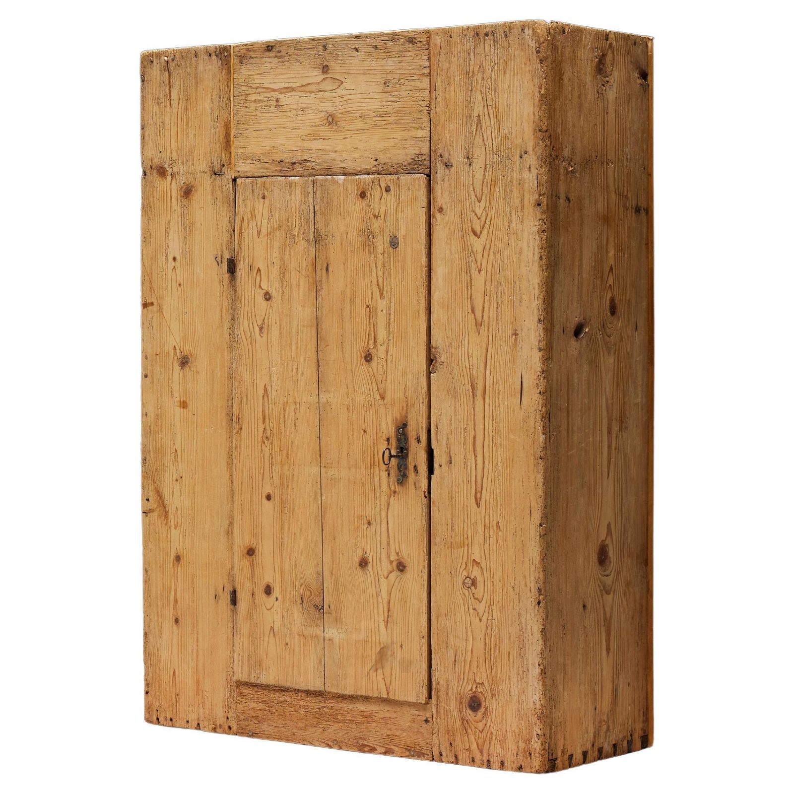 Brutalist Naive Cabinet, France, Early 19th Century