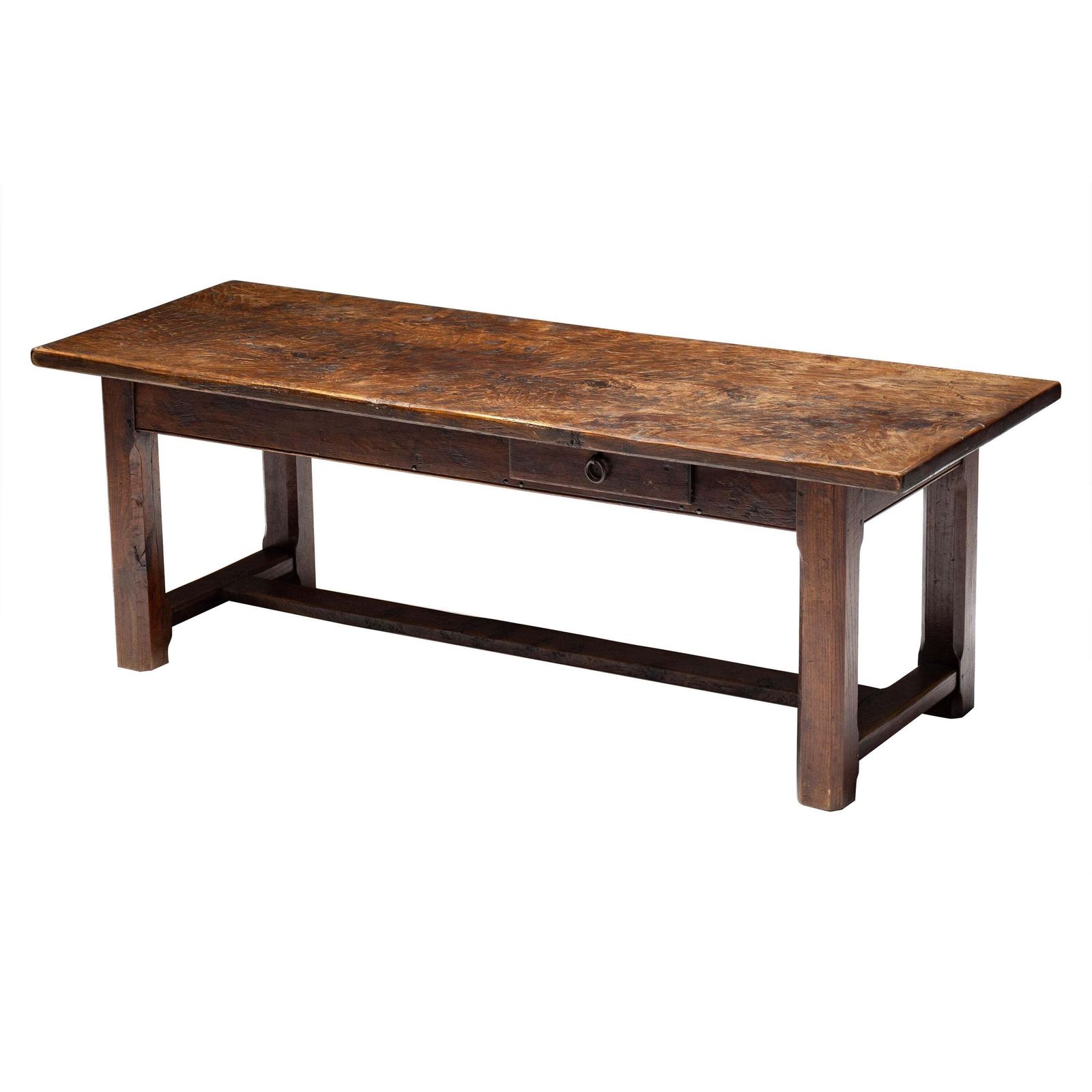 Brutalist Wabi Sabi Dining Table, France, 19th Century