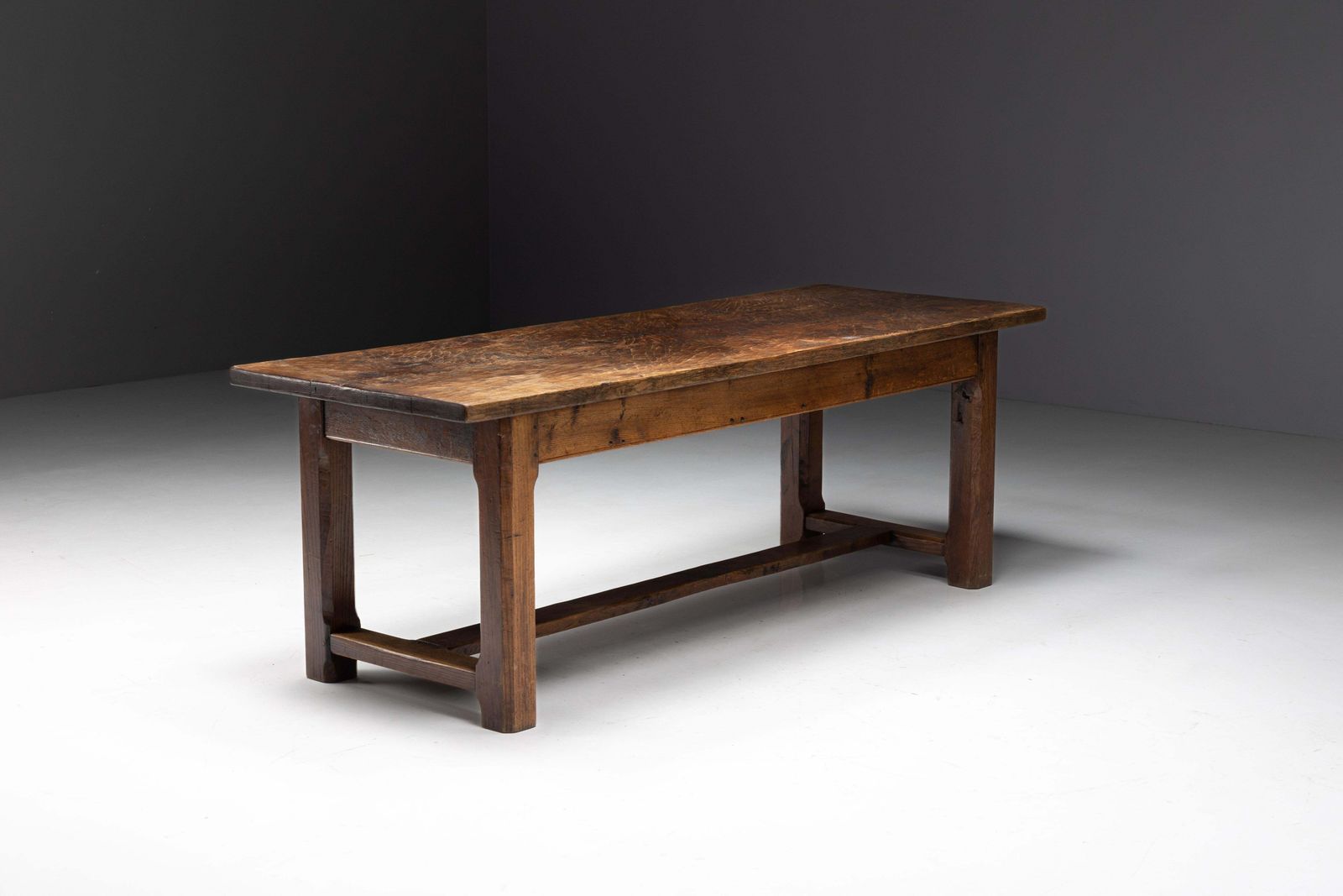photo for sale Brutalist Wabi Sabi Dining Table, France, 19th Century