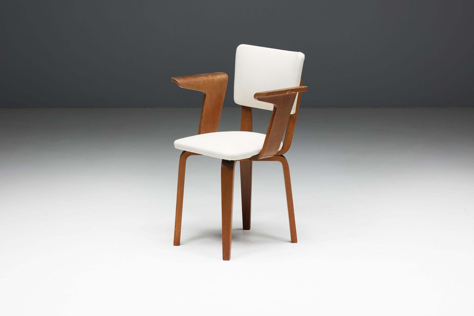 photo vinterior Dining Chairs By Cor Alons For Gouda Den Boer, Netherlands, 1950s