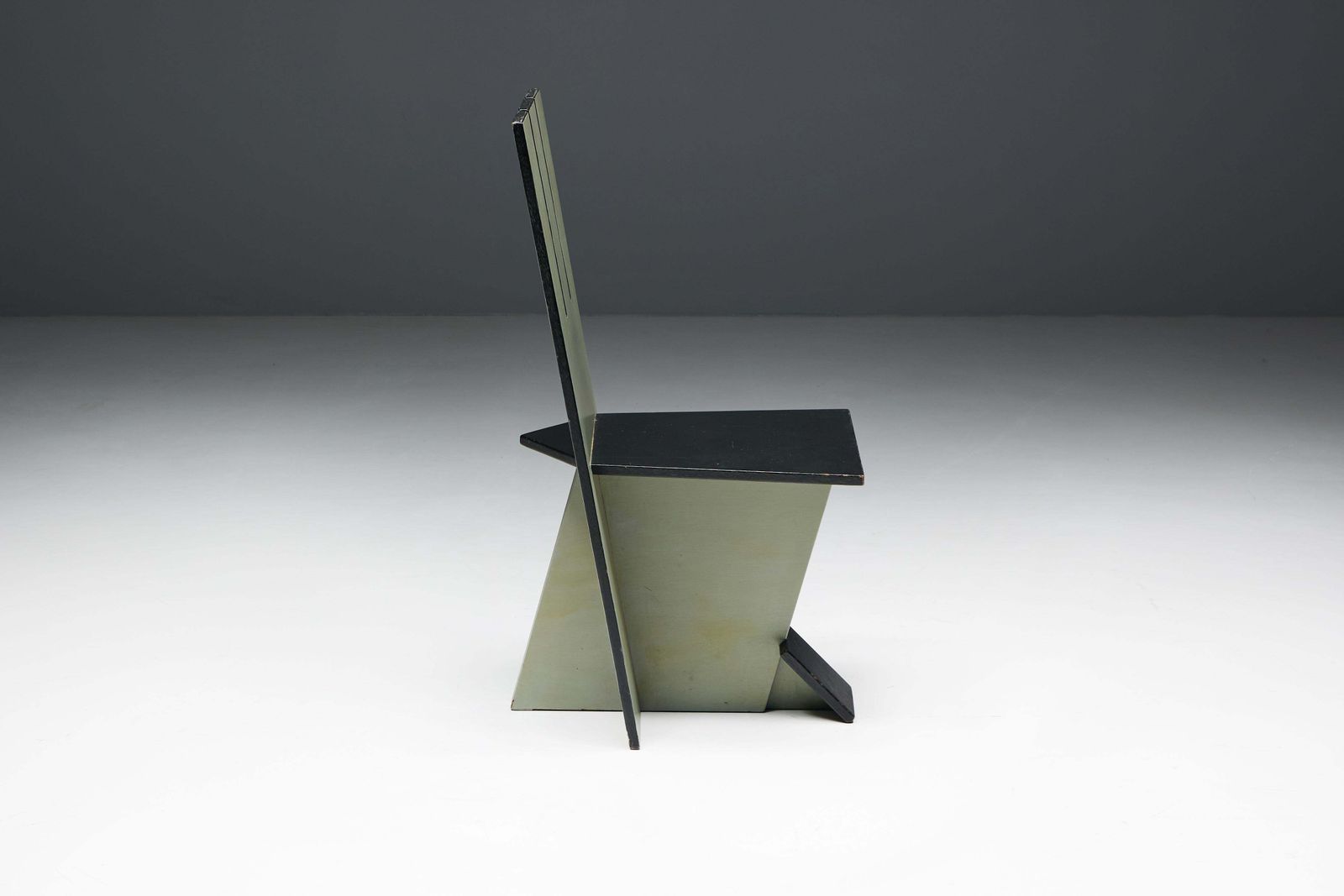 photo buy Dining Chairs In The Style Of De Stijl Movement, Netherlands, 1950s