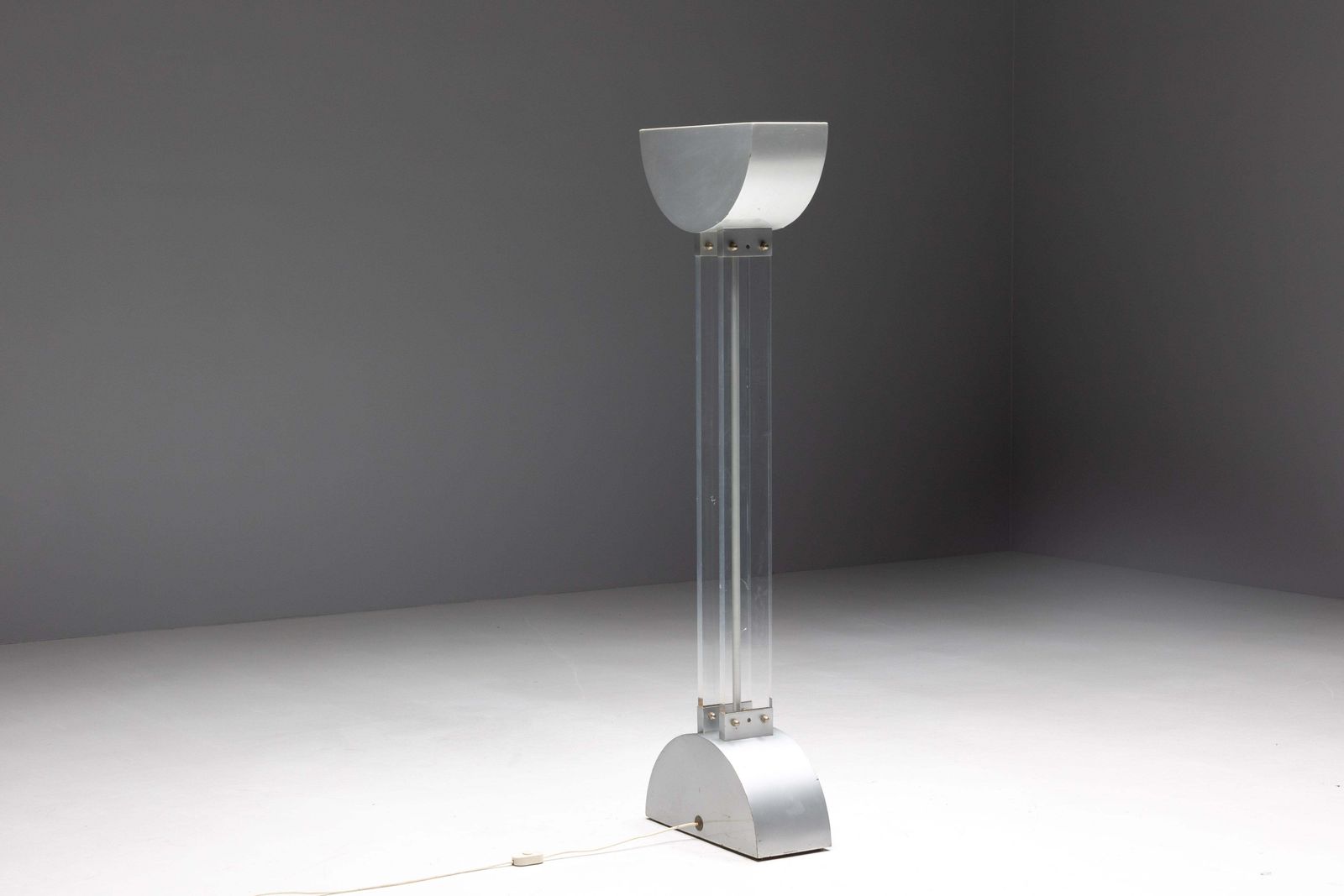 Lighting Post Modern Memphis Industrial Floor Lamp, Italy, 1970s photo