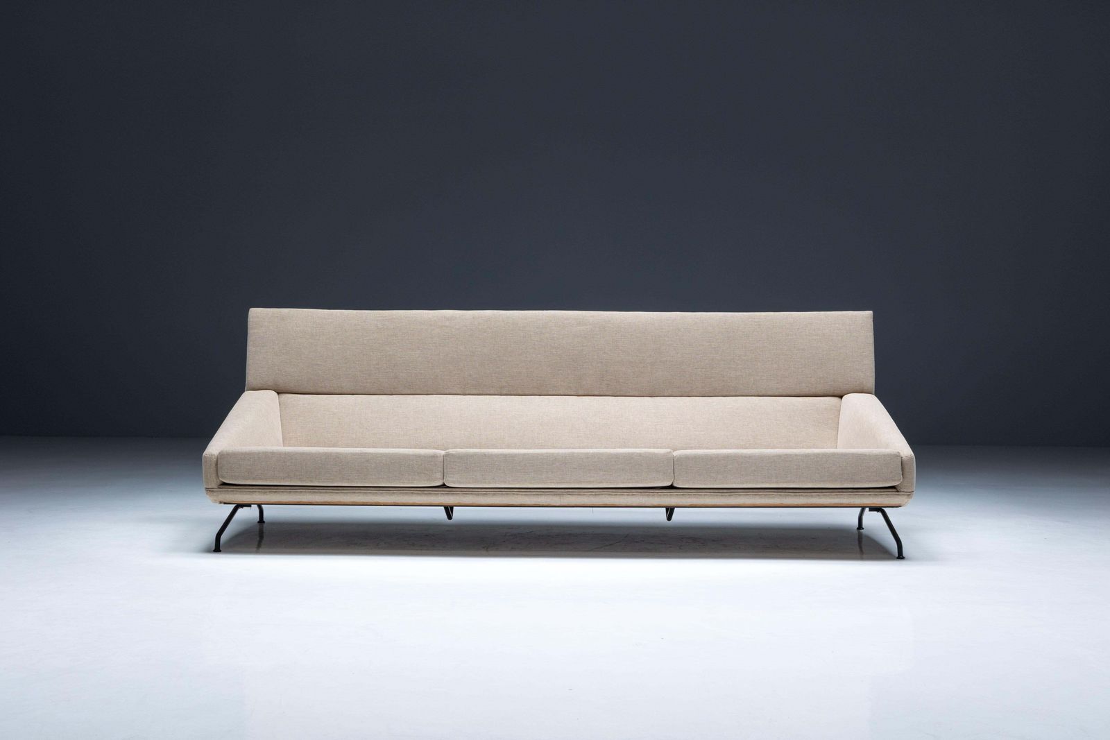 Three Seater Sofa By Georges Van Rijck For Beaufort, Belgium, 1960s photo furniture