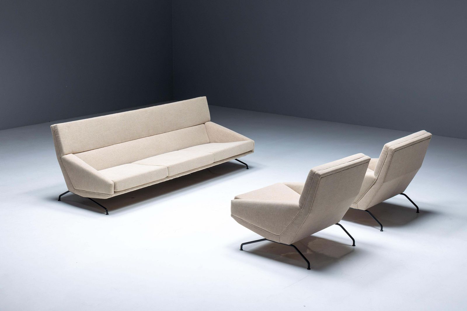 photo buy Three Seater Sofa By Georges Van Rijck For Beaufort, Belgium, 1960s