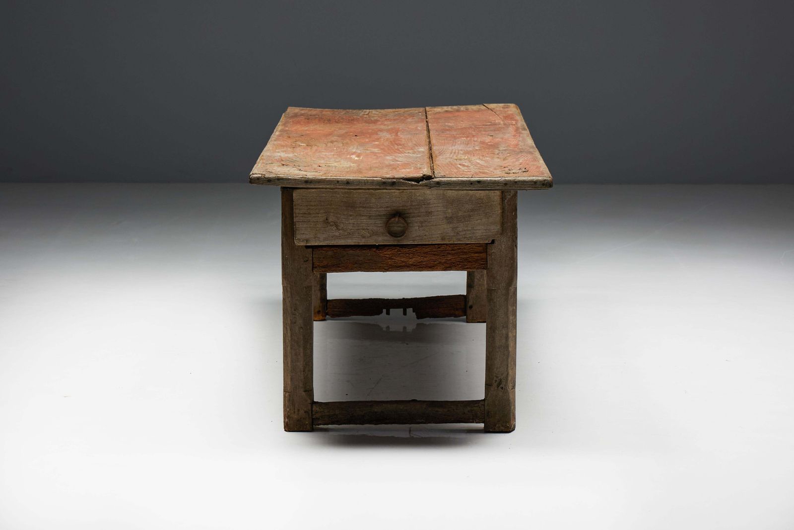 photo furniture Rustic Travail Populaire Dining Table, France, Early 19th Century