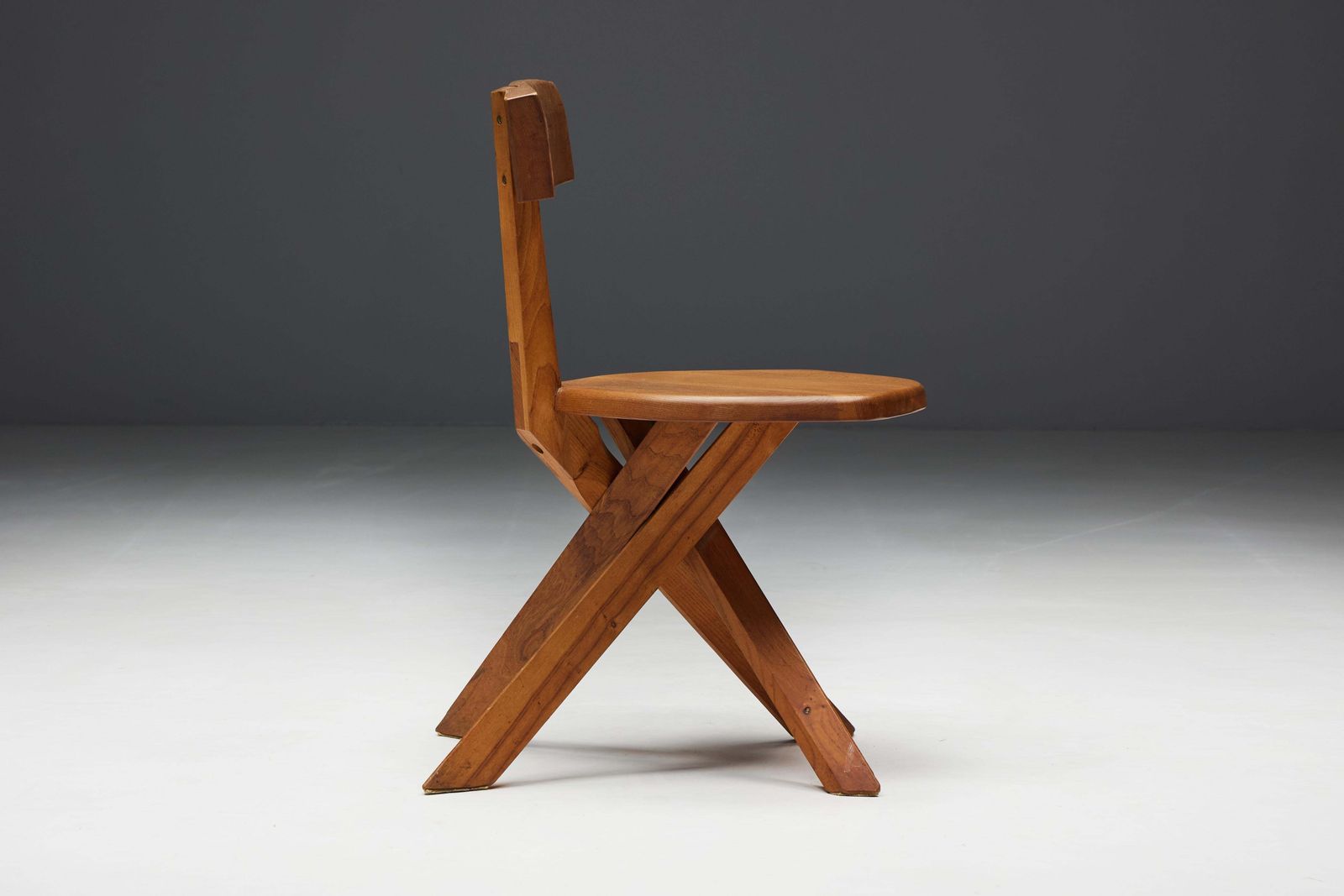 S34 Dining Chairs By Pierre Chapo, France, 1970s photo buy