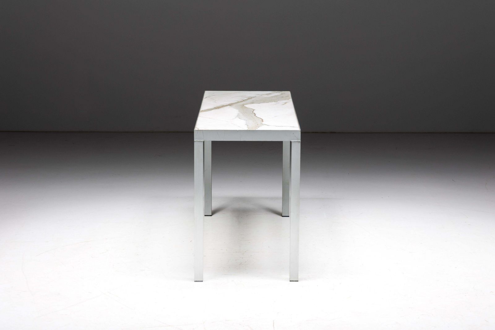 photo buy Carrara Marble Console Table By Philippe Starck, France, 1990s