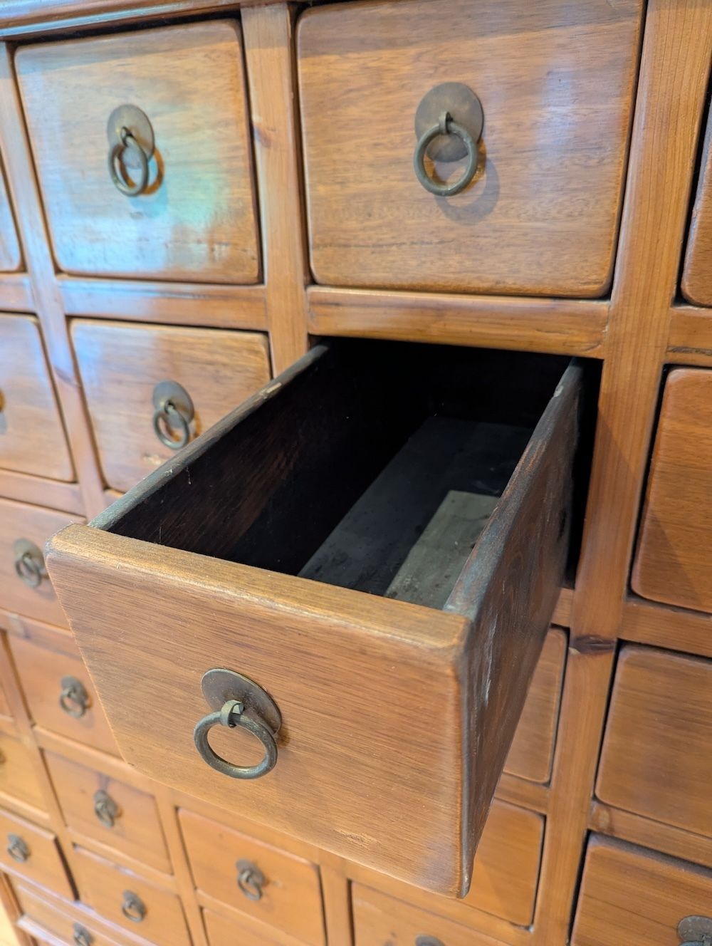 33 Drawer Elmwood Chinese Apothecary Cabinet photo vinterior