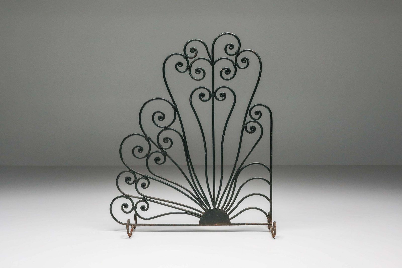 Orientalist Room Divider In Wrought Iron, France, 1900s photo Home Decor