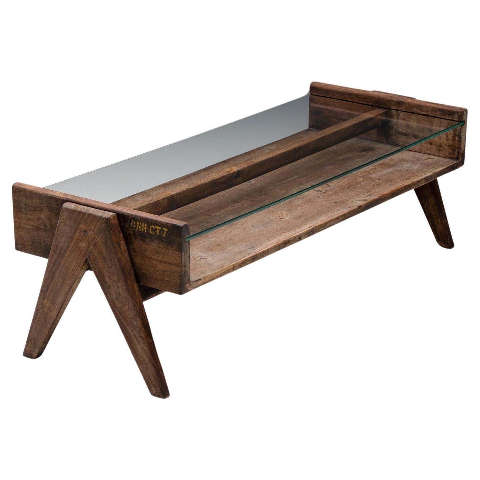Pierre Jeanneret Pj Tb 05 A Coffee Table, Chandigarh, 1960s