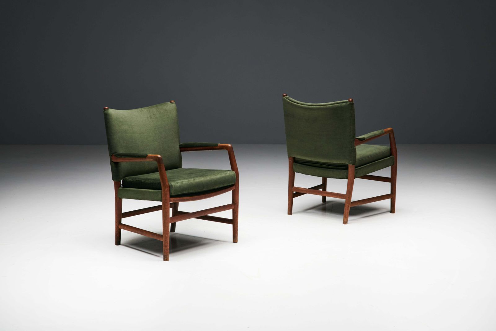 Conference Chairs By Hans J. Wegner For The Aarhus City Hall, Denmark, 1940s photo furniture