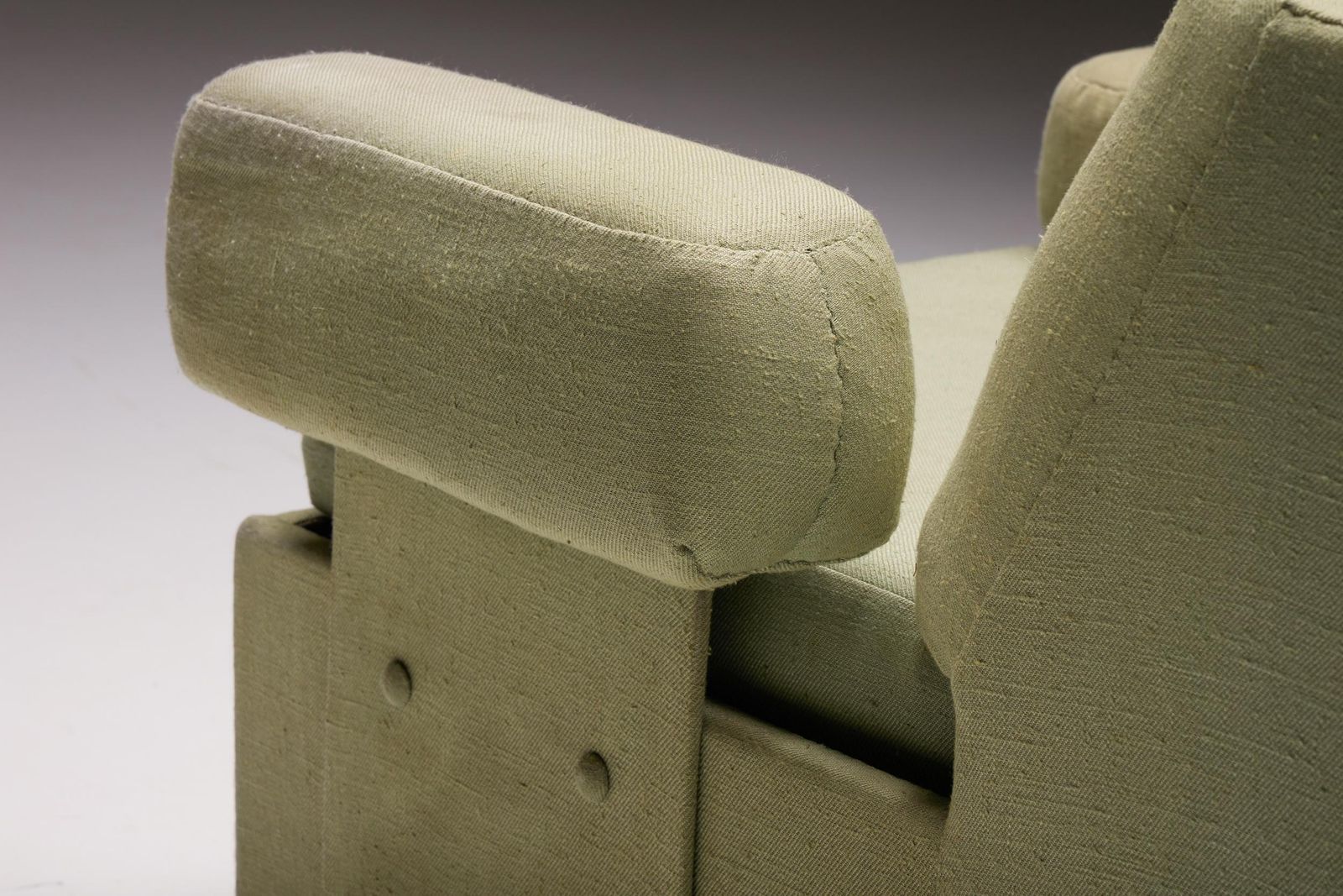 Sofa Daybed In Green Upholstery, Seng Company, Germany, 1930s photo vintage