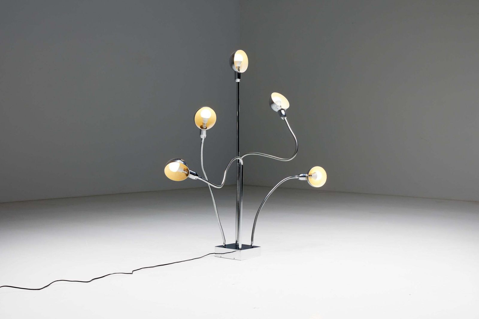 photo for sale Hydra Floor Lamp By Pierre Folie For Jacques Charpentier, France, 1970s