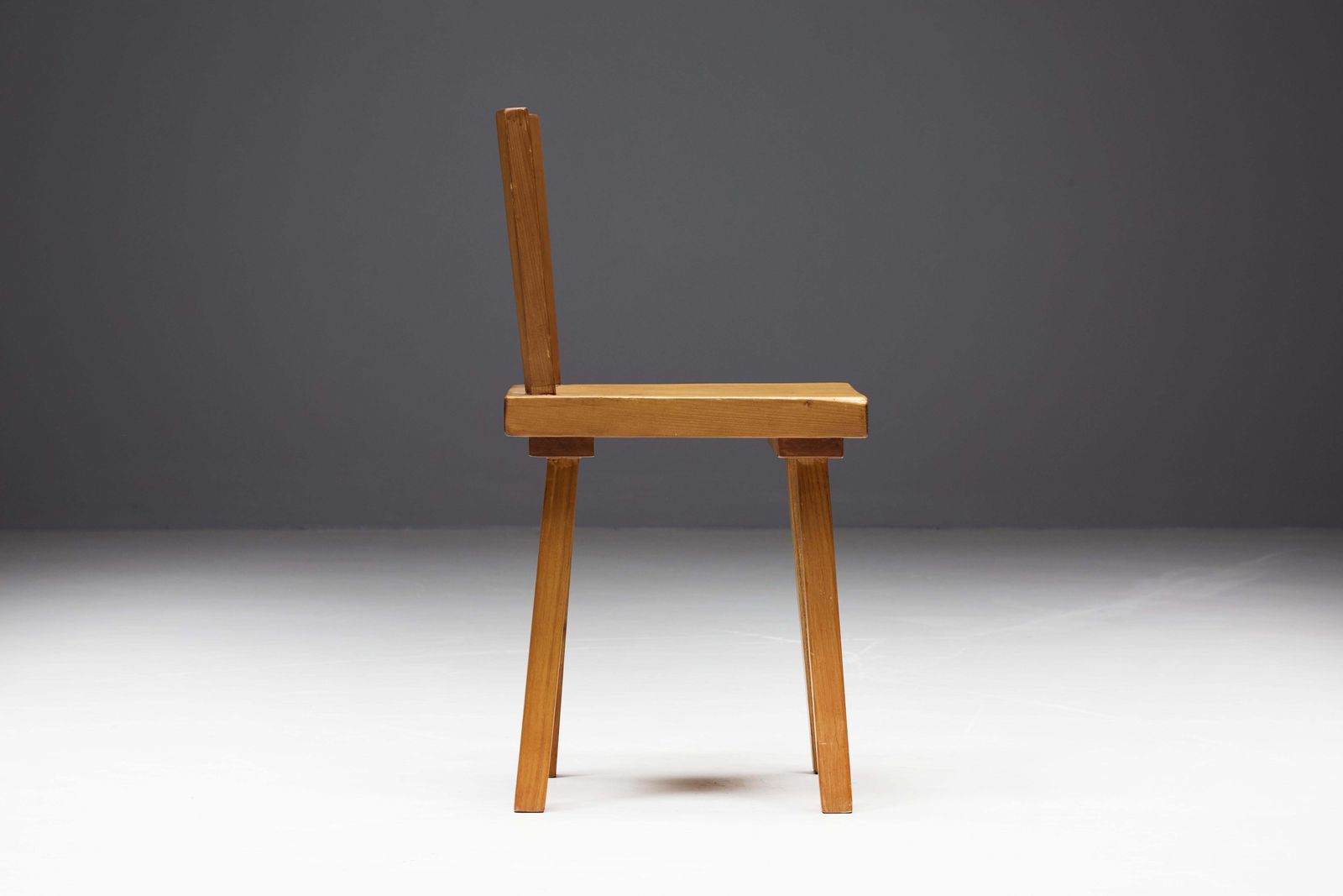 Dining Chair By Charlotte Perriand For Les Arcs, France, 1960s photo buy