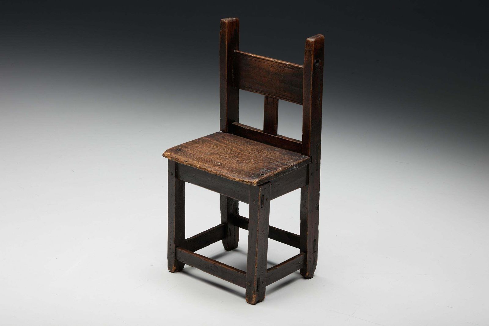 Rustic Wooden Chair, France, 19th Century photo furniture