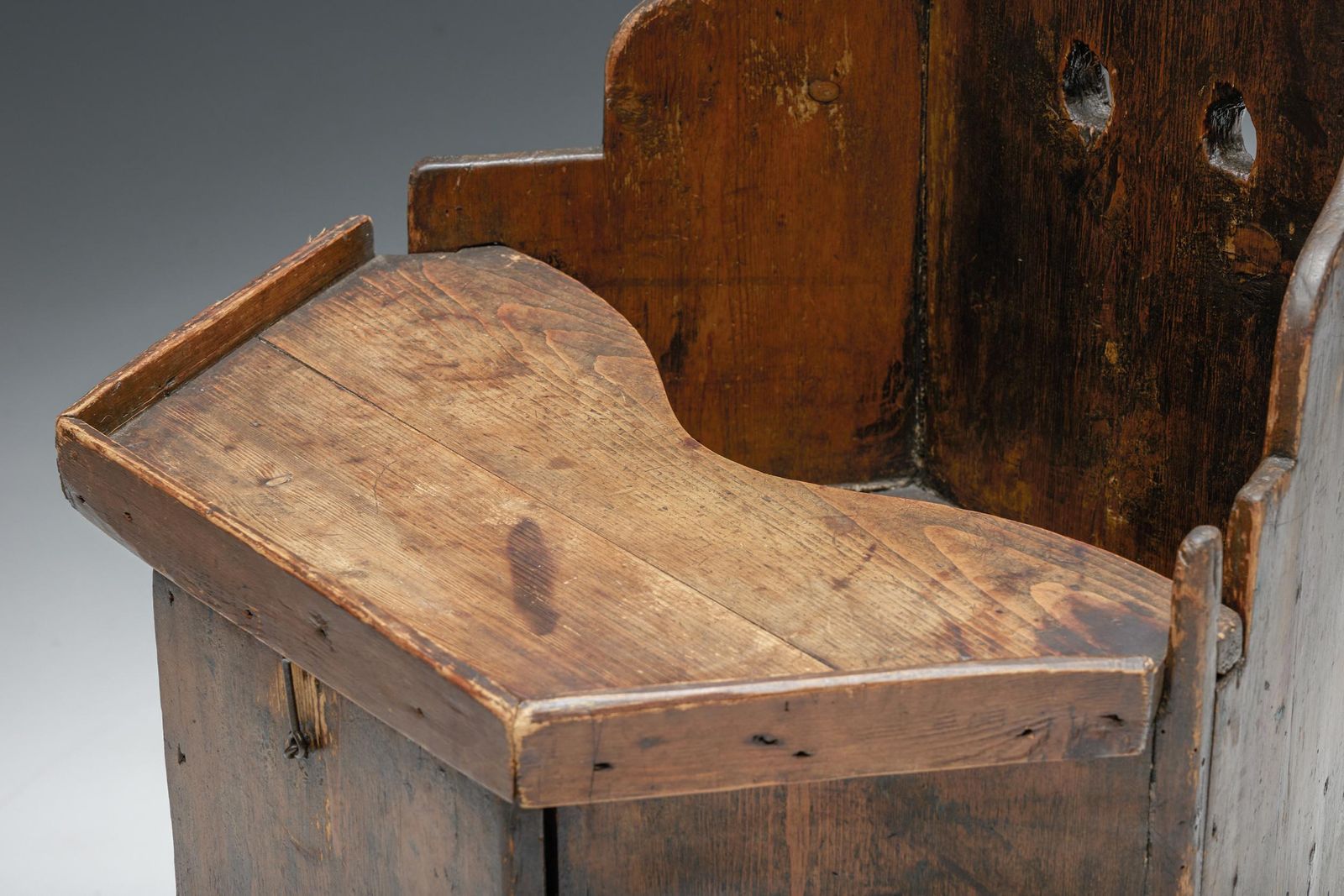 2517.0 Robust Wooden Chair, France, 19th Century photo