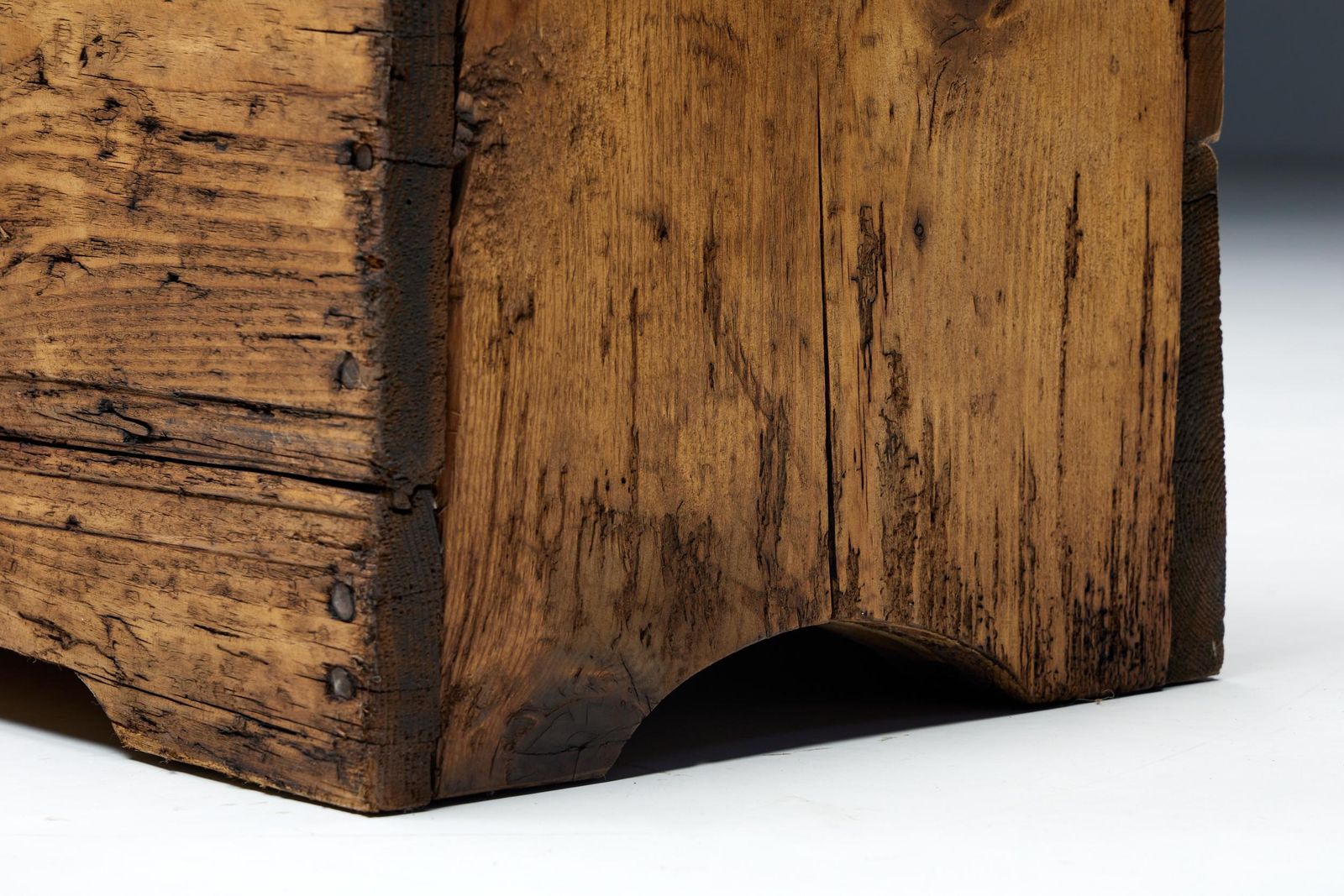 photo vinterior Folk Art Bench Haute Savoie, France, 19th Century