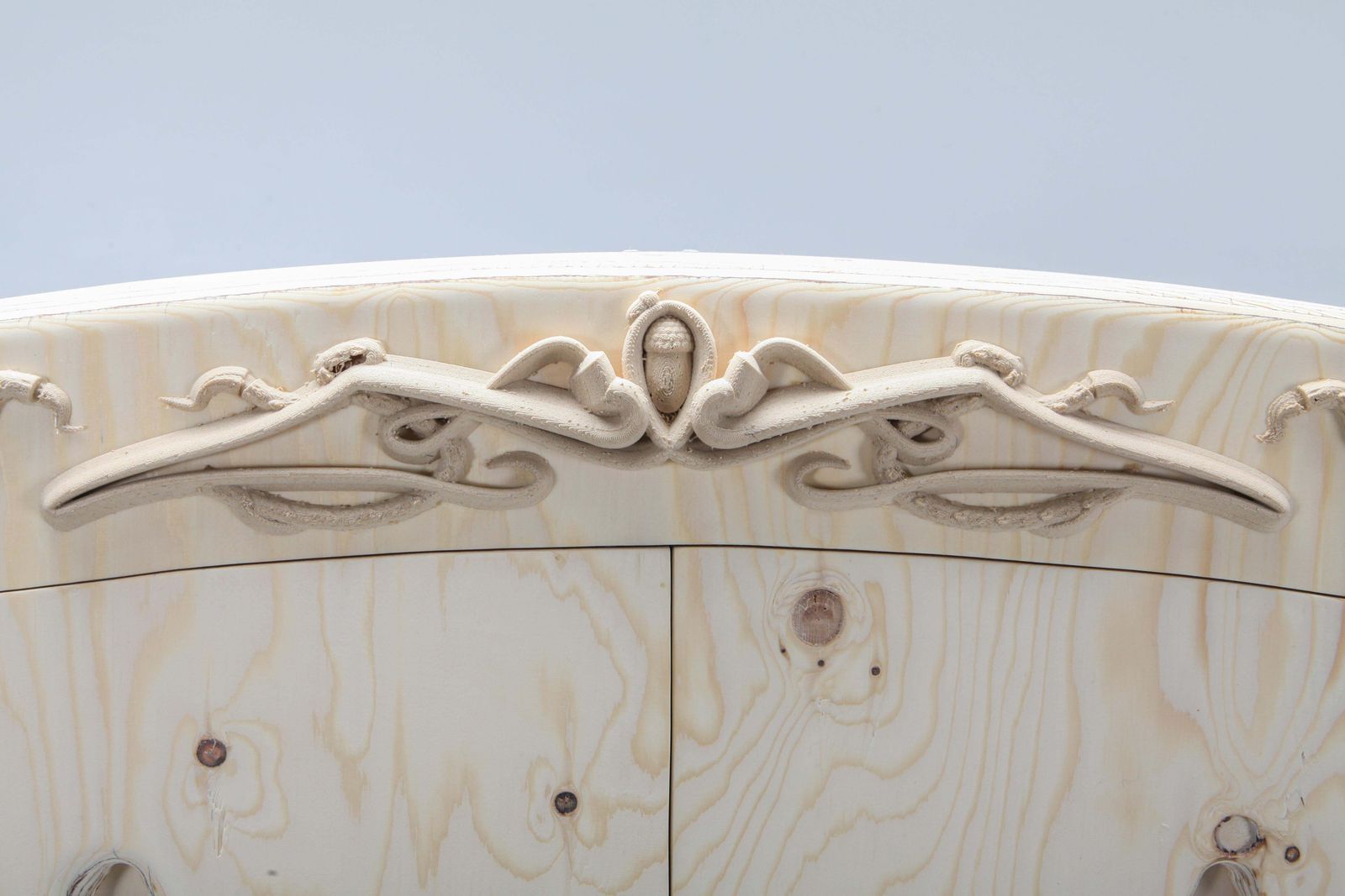 8310.0 'Wood Blend Cabinet' Ornamental Round Edge Plywood Cabinet, Schimmel & Schweikle photo
