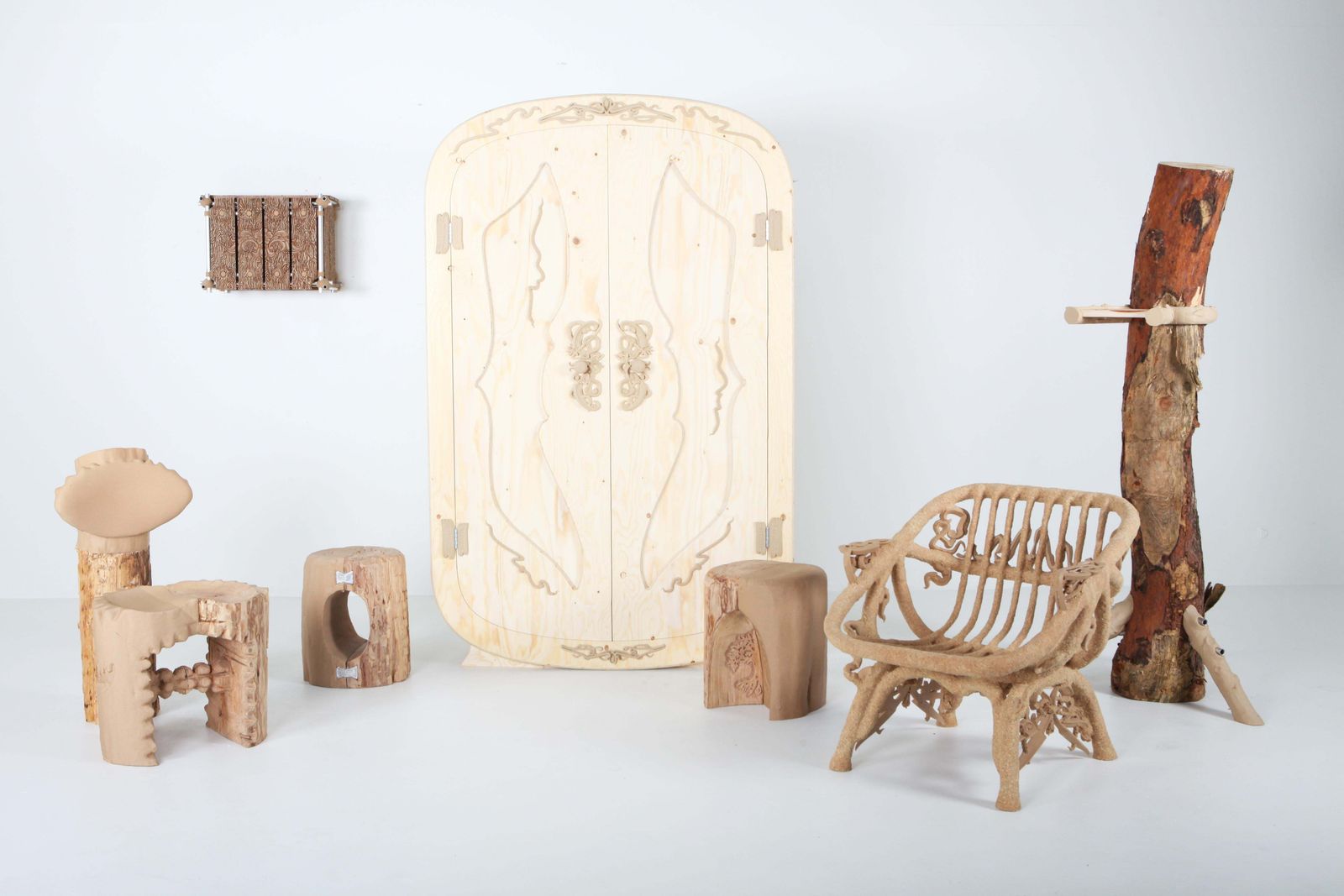 photo buy 'Wood Blend Cabinet' Ornamental Round Edge Plywood Cabinet, Schimmel & Schweikle