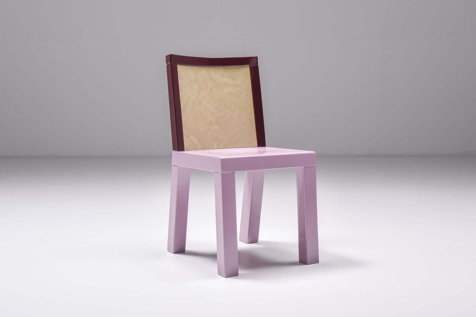 Postmodern Ettore Sottsass Pink Dining Chairs For Leitner, 1980s photo Furniture