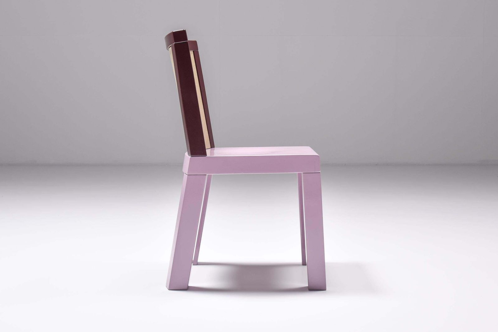Postmodern Ettore Sottsass Pink Dining Chairs For Leitner, 1980s photo 9600.0