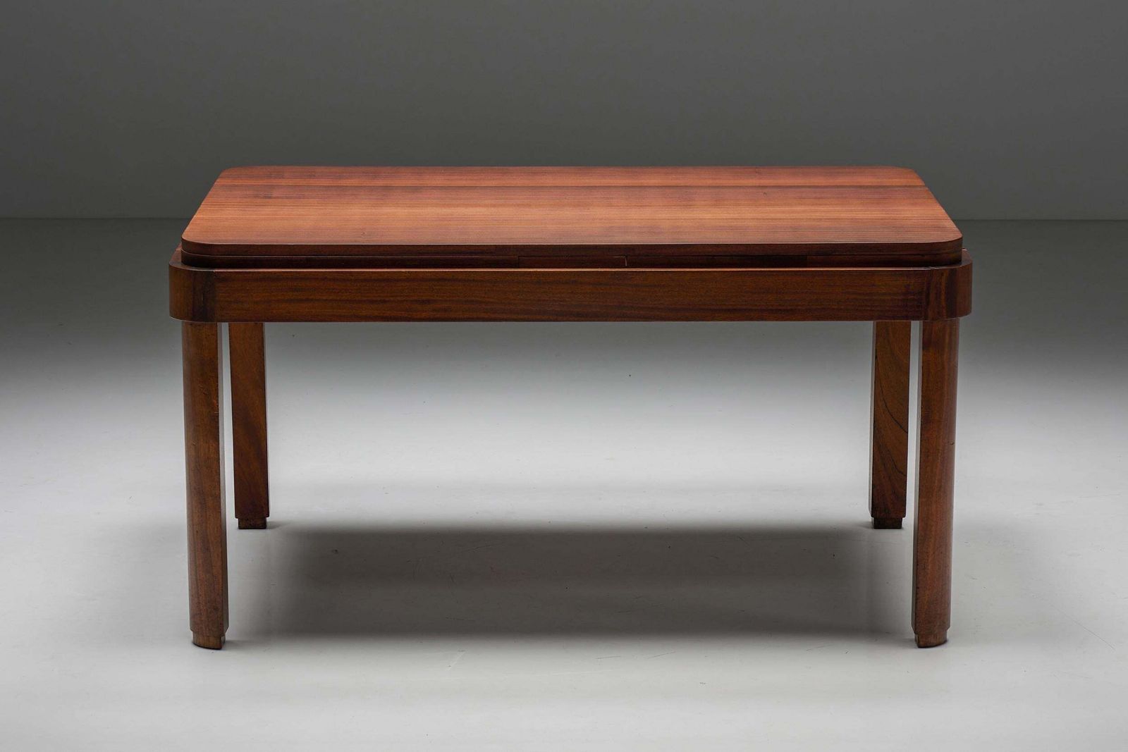 Extendable Dining Table By John Van Zeeland, Art Deco, Belgium, 1930s photo buy