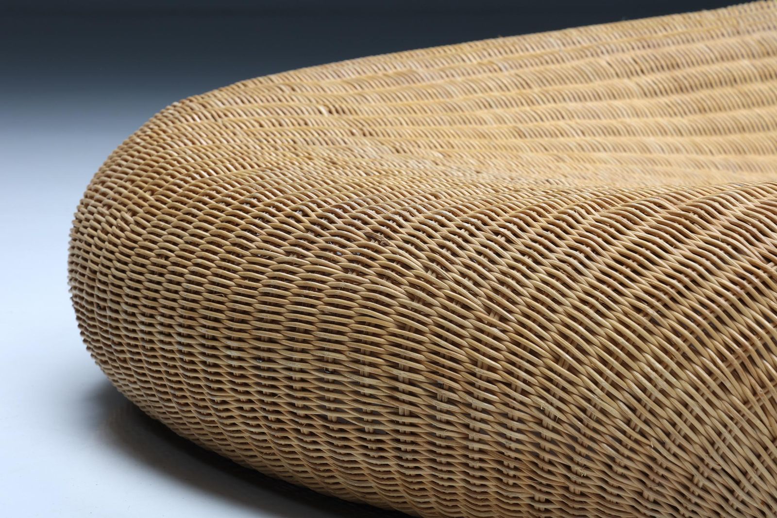 Ikea Produced Storvik Rattan Cane Wicker Lounge Chair By Carl öjerstam, 2000's photo vinterior