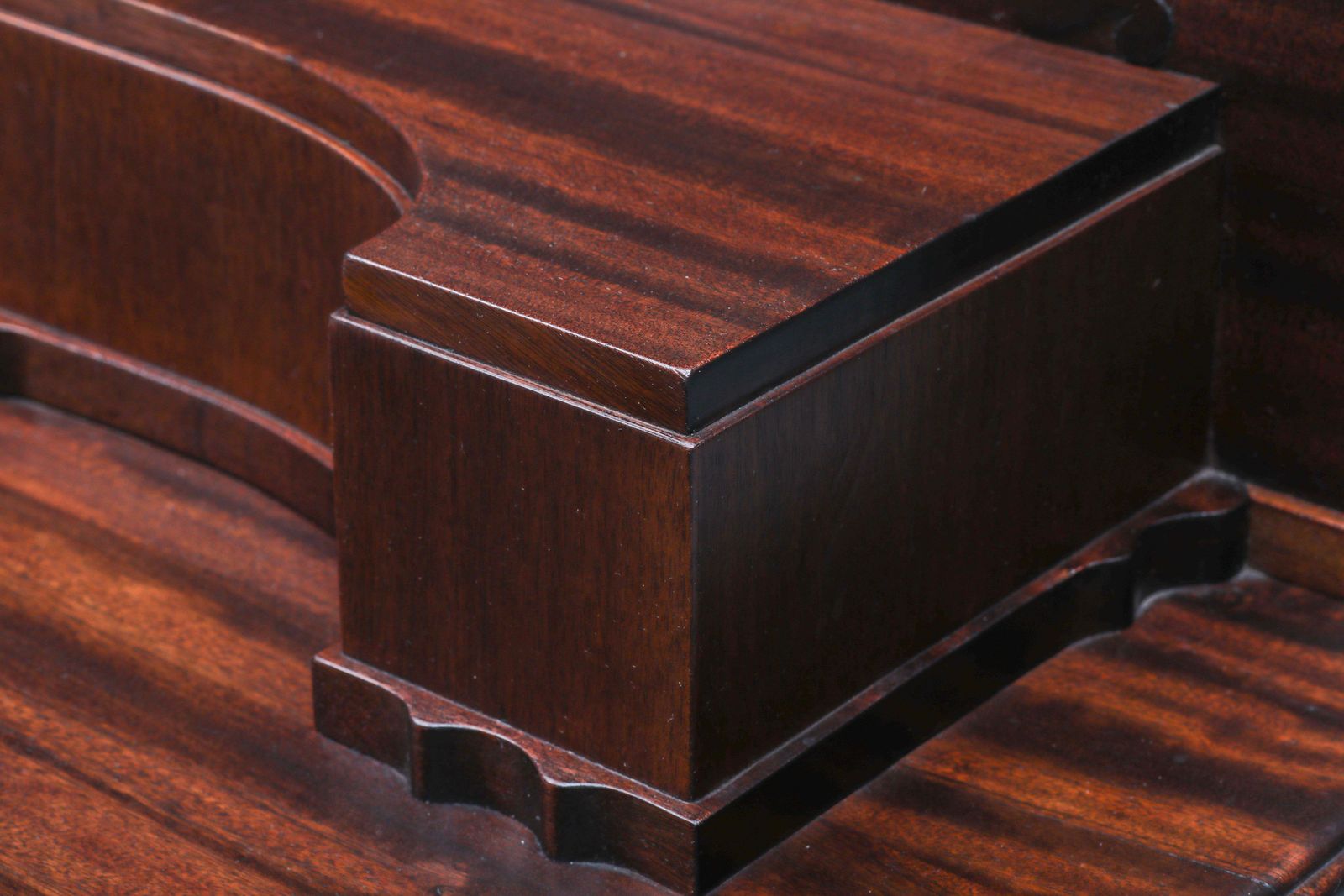 Walnut And Ebony Rare Sculptural Dutch Art Deco Sideboard photo buy