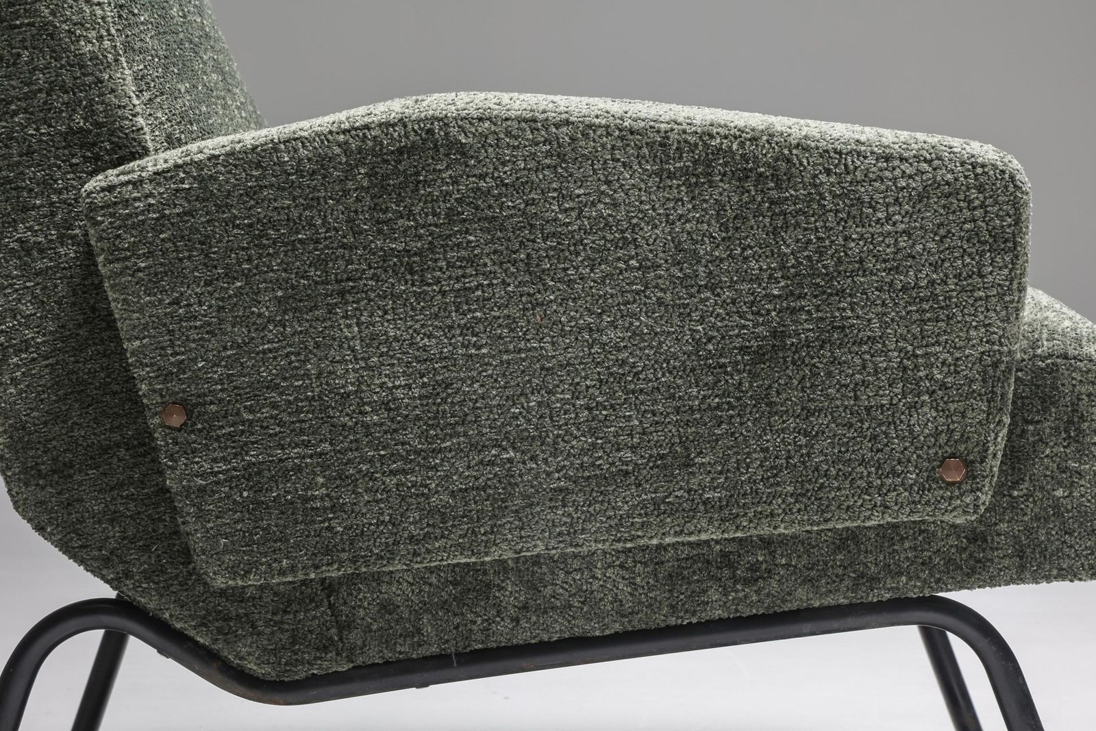 Mid Century Modern Italian Lounge Chairs In The Style Of Gastone Rinaldi, 1950's photo vintage