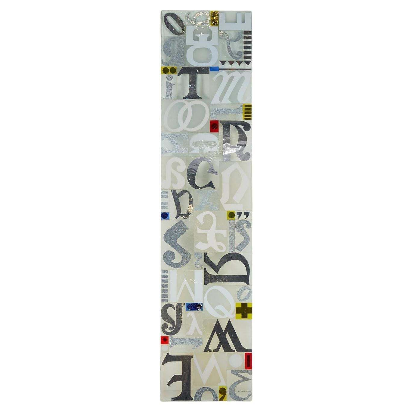 Belgian Art And Design, Michel Martens Postmodern Glass Sculpture
