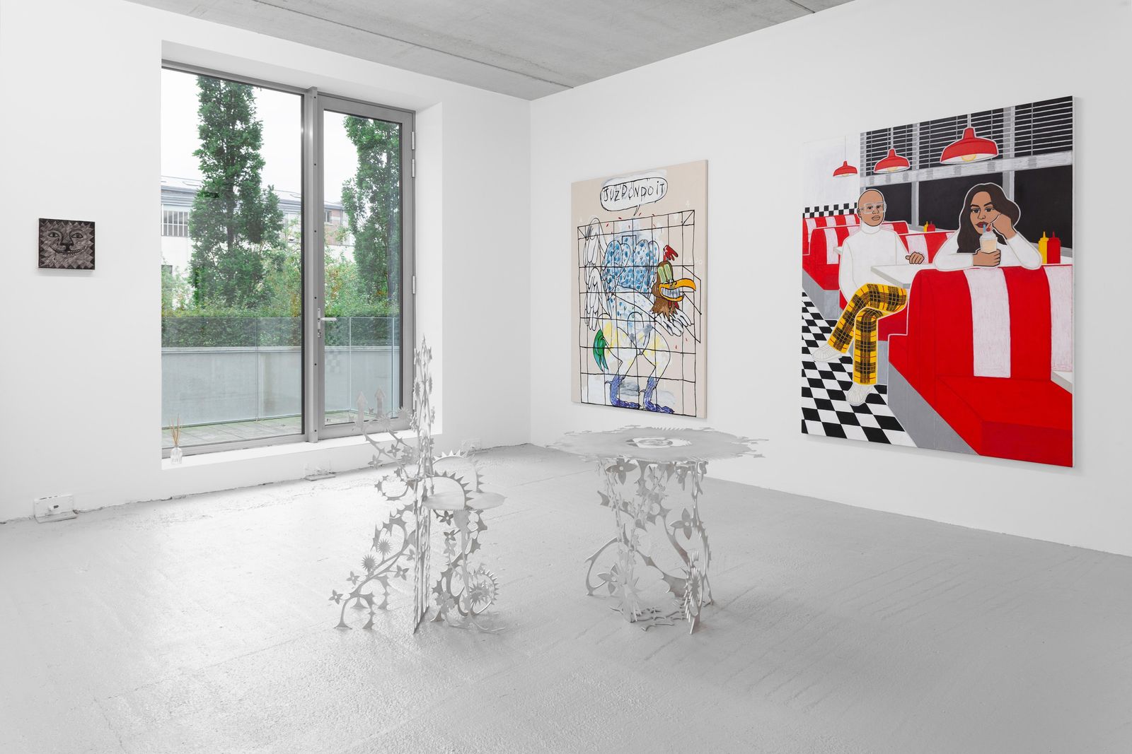 photo vinterior 'Ornamentum 2' 6mm Lasered Aluminium Table Orson Van Beek & Quinten Mestdagh
