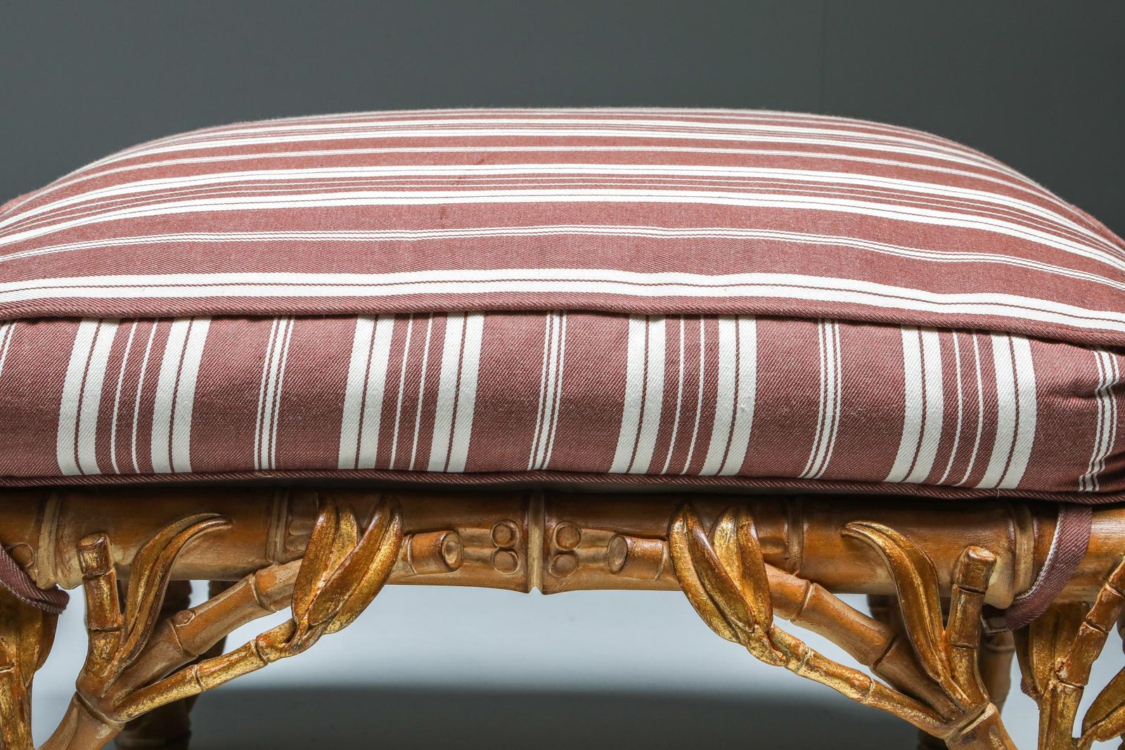 1899.0 Bamboo Pair Of Ottoman, Arpex, Italy, 1970s photo