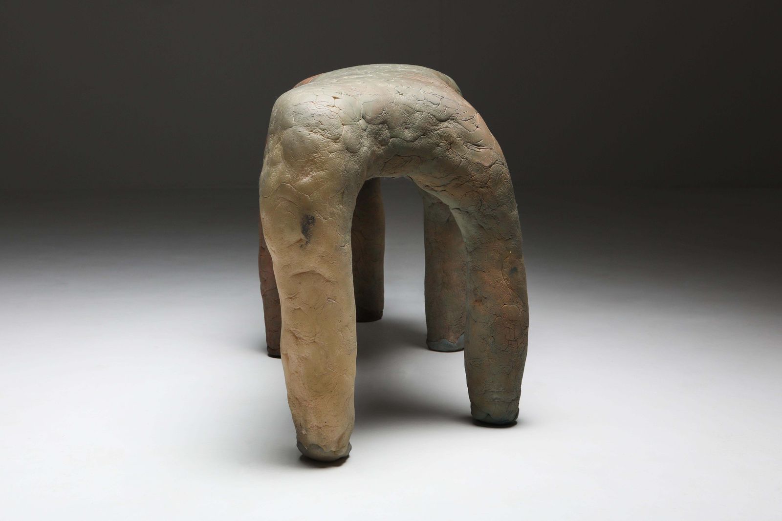4432.0 'Prosper & Prosper' Set Of Two Soft Low Benches By Elissa Lacoste, France, 2020 photo