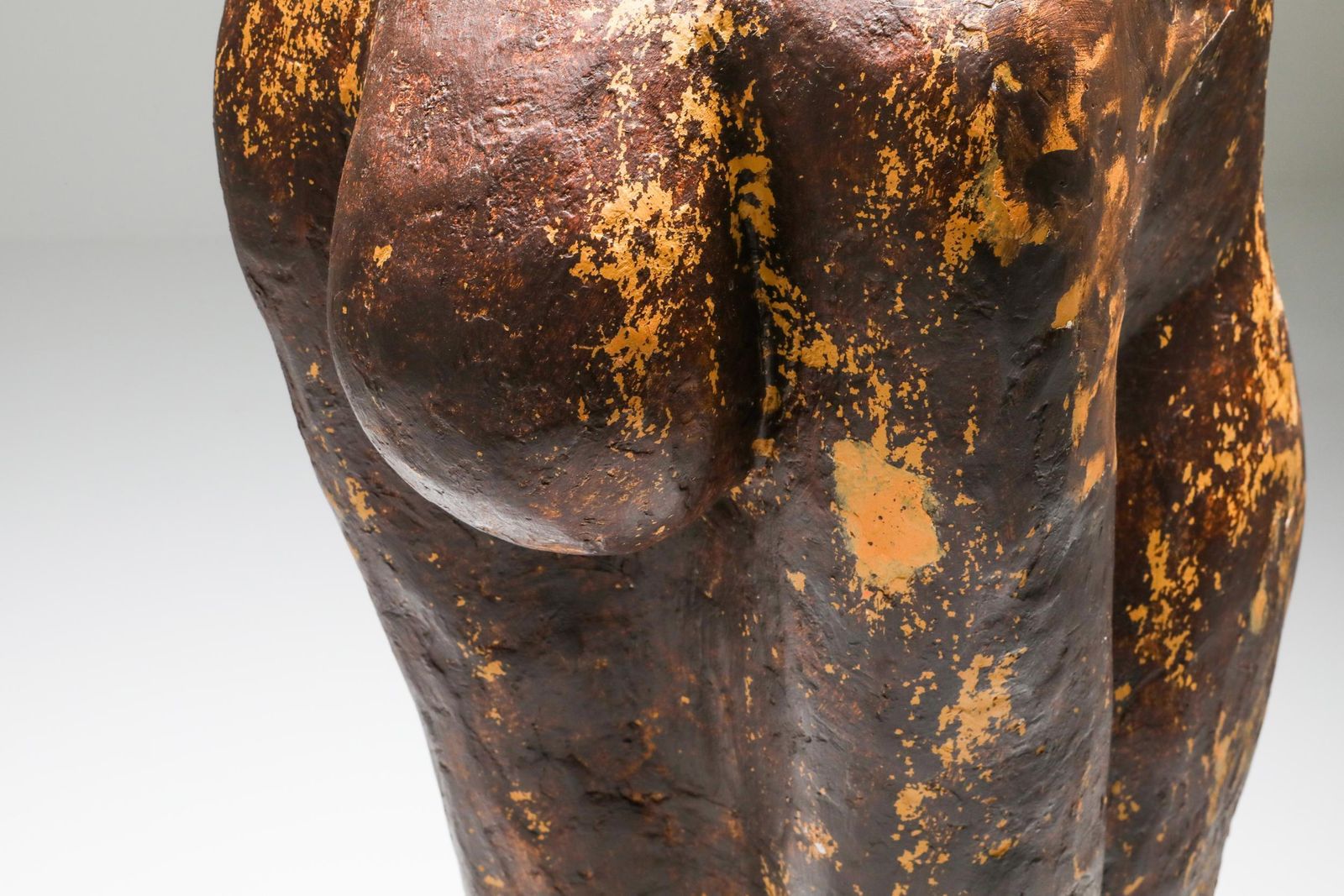 Series Of Figural Sculptures In Tempex Plaster photo for sale