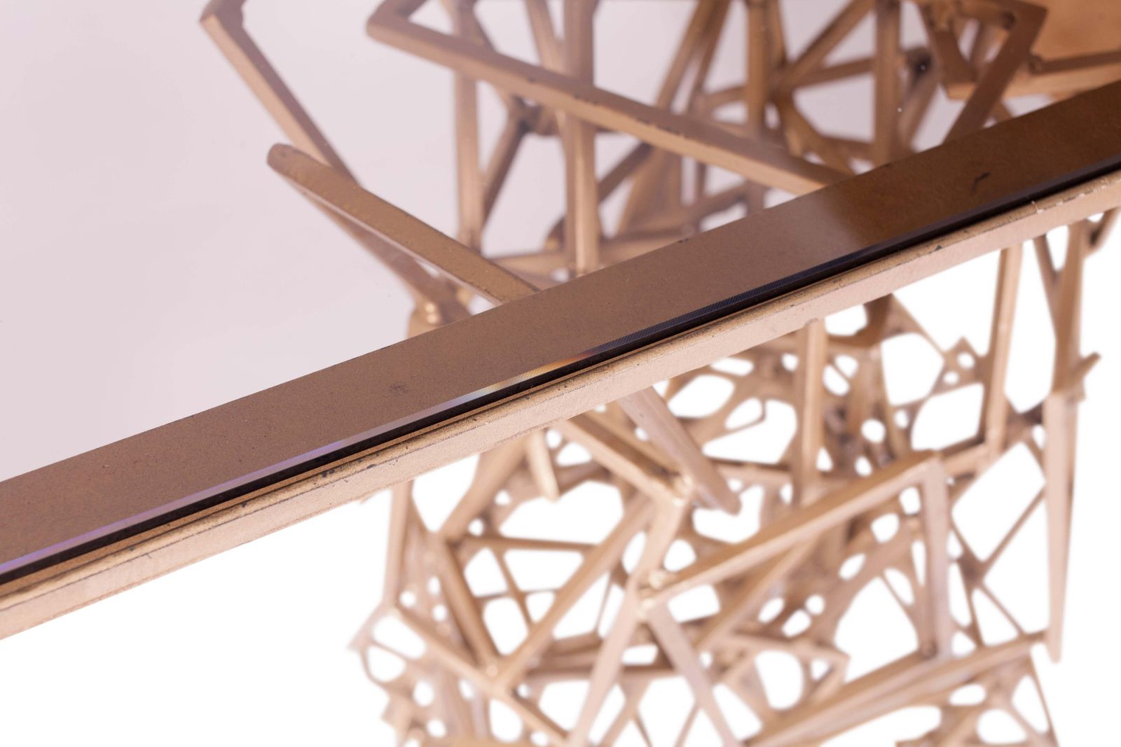 Brass Console Table In The Style Of Antony Gormley photo buy