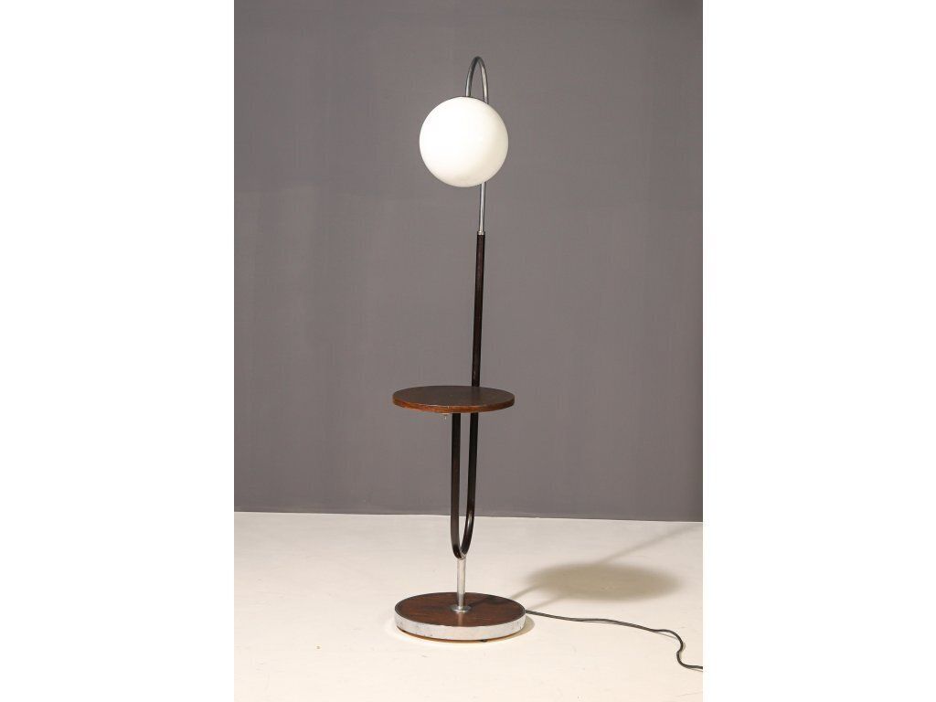 Lighting / Floor Lamps / Art Deco Floor Lamp By Jindřich Halabala For Up Závody, 1930s photo for sale