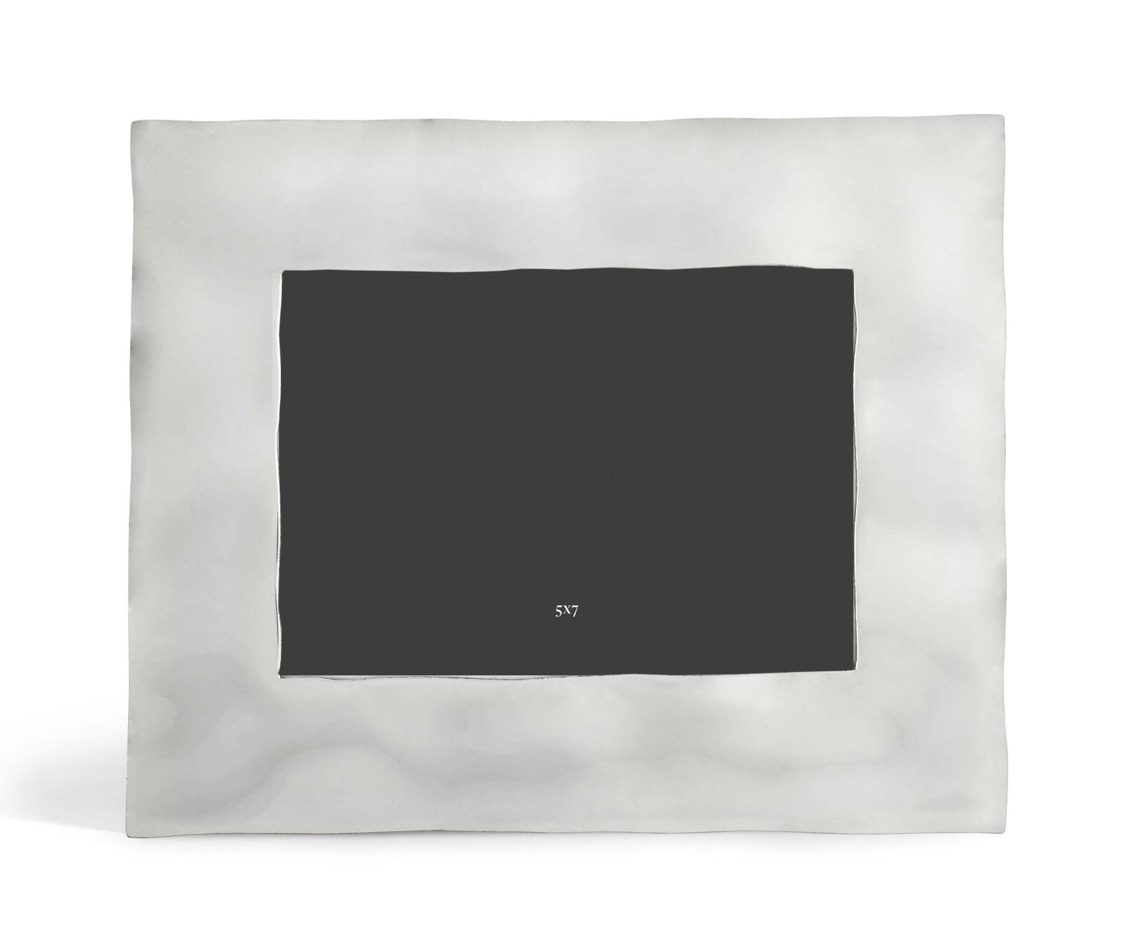 Reflective Photo Frame In High Quality Nickel Plated Sheet Metal, Medium Model. photo Home Decor