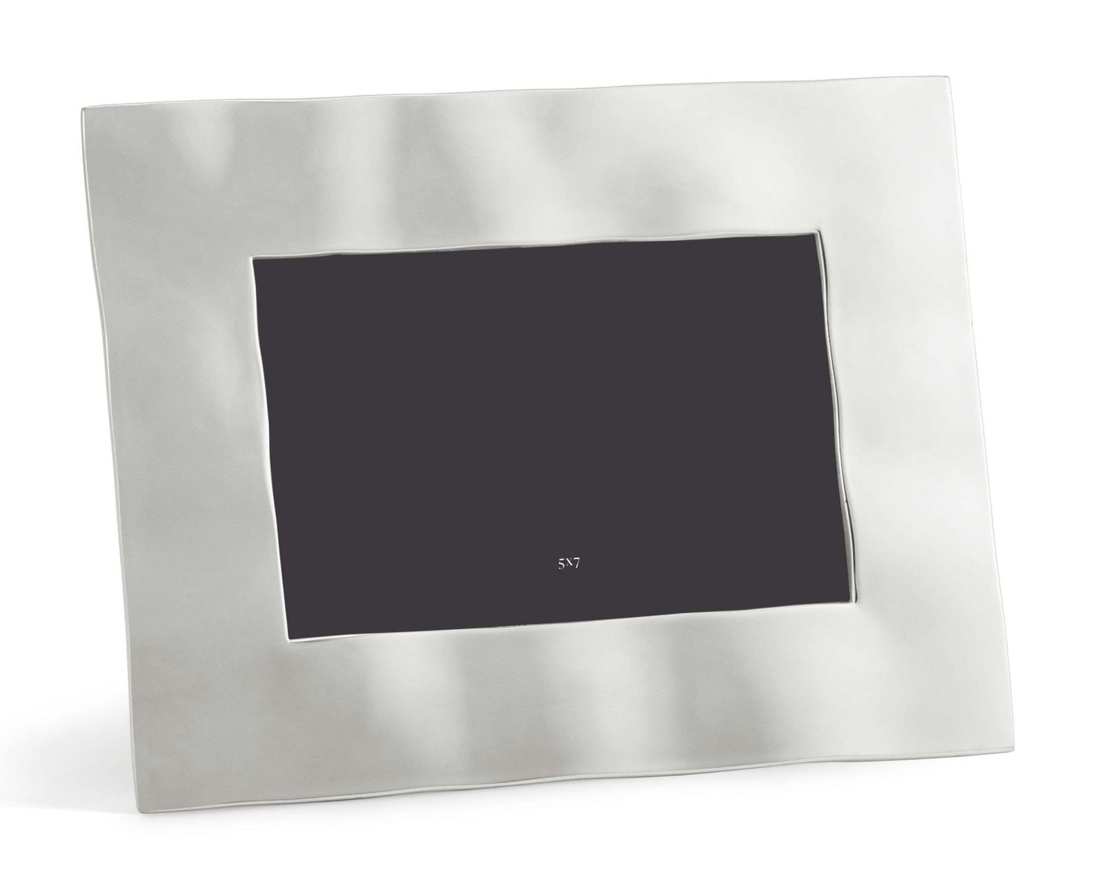 Reflective Photo Frame In High Quality Nickel Plated Sheet Metal, Medium Model. photo 495.0