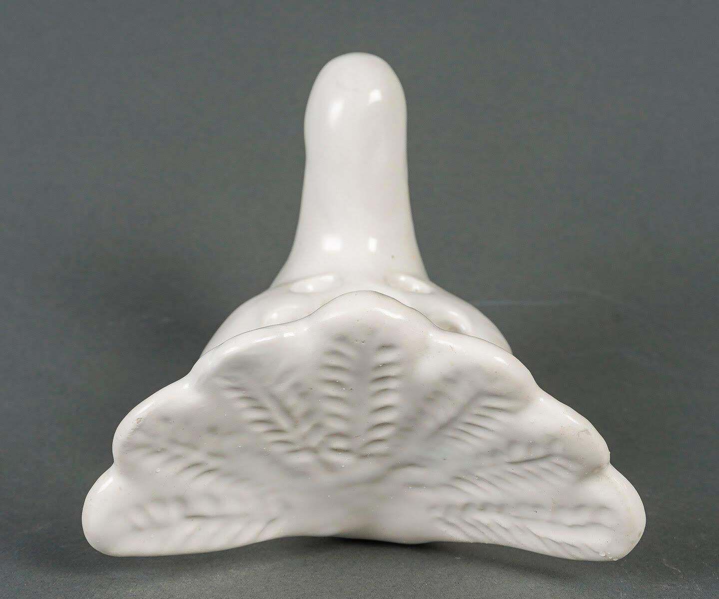 White Porcelain Brush Display, 20th Century, Art Nouveau Period. photo for sale