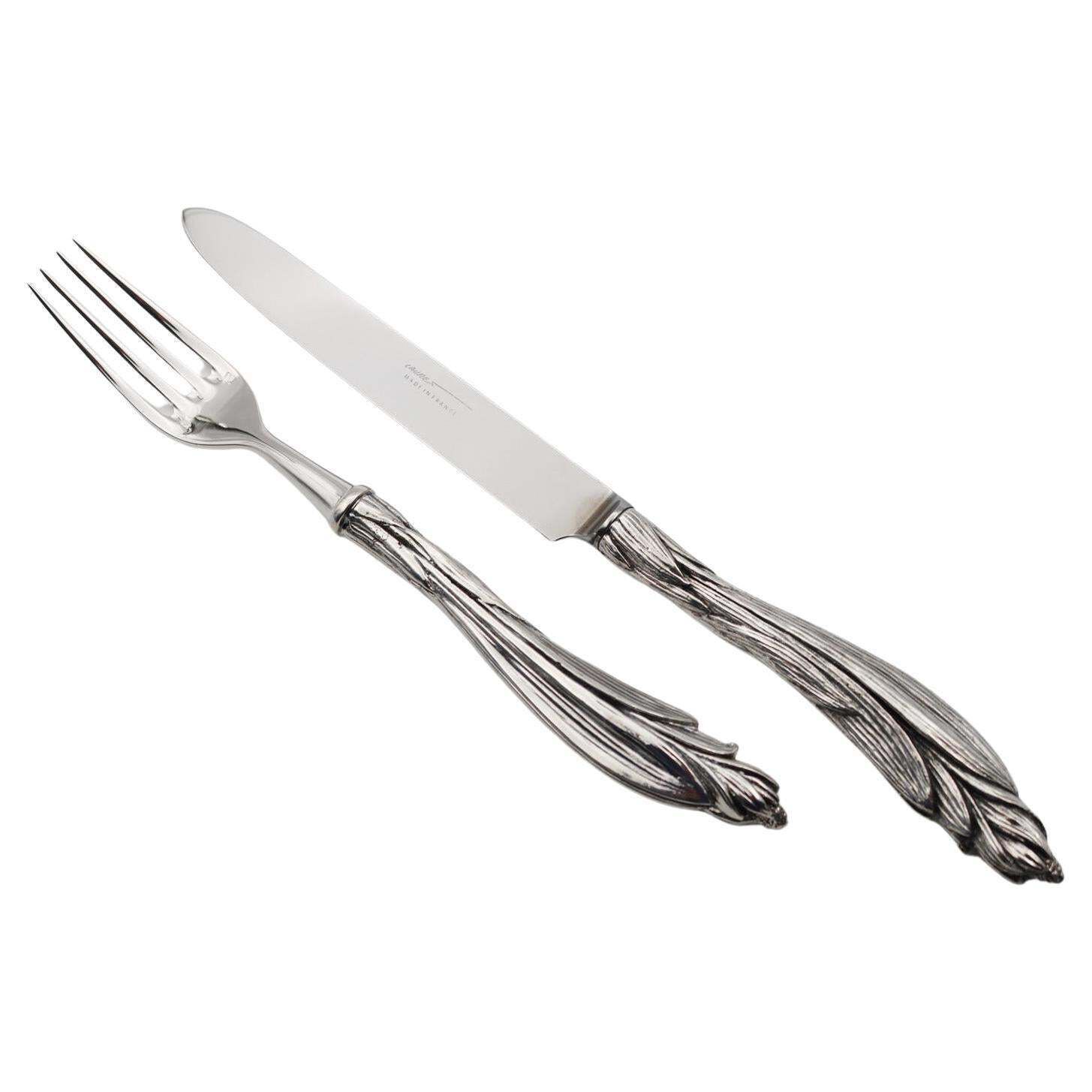 Jardins De Giverny Set Of 2 Pieces In Silver Bronze Or Gold Bronze