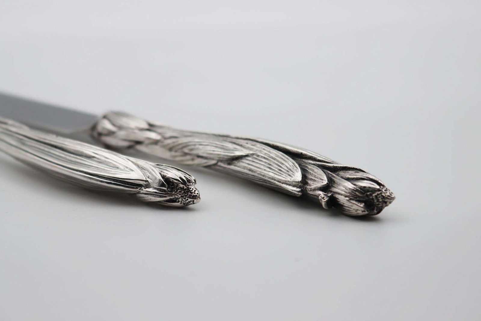 Jardins De Giverny Set Of 2 Pieces In Silver Bronze Or Gold Bronze photo for sale