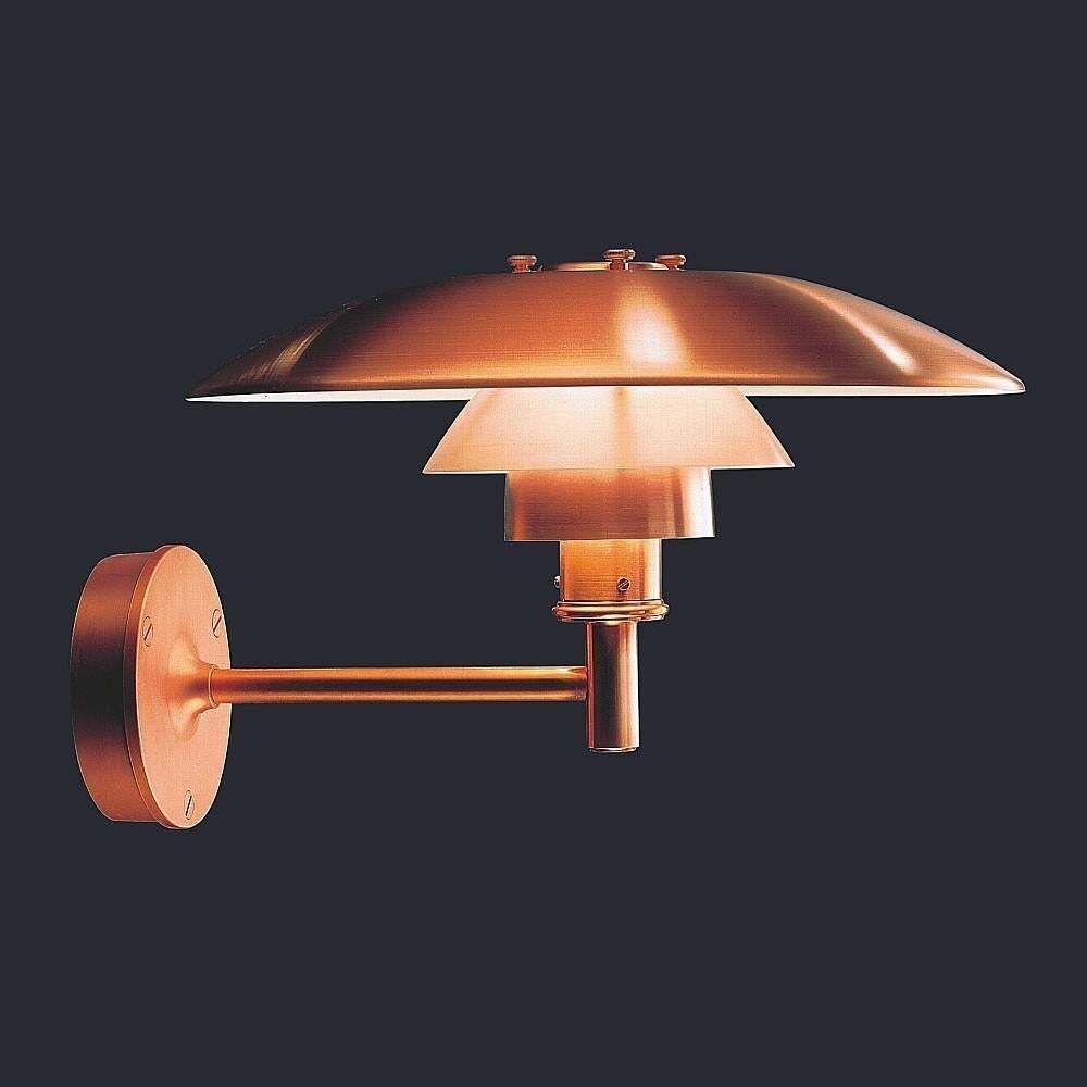 Louis Poulsen, Outdoor Wall Lamp In Cooper By Poul Henningsen photo furniture