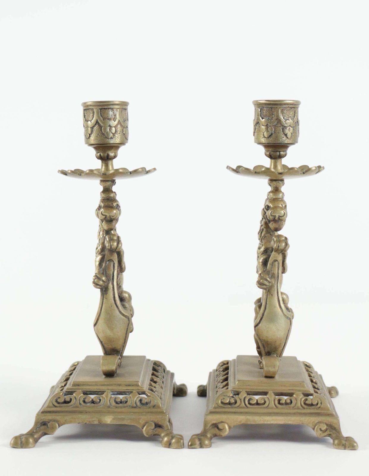 Pair Of Candlesticks From The 19th Century In Bronze, Napoeon III Period photo 685.0
