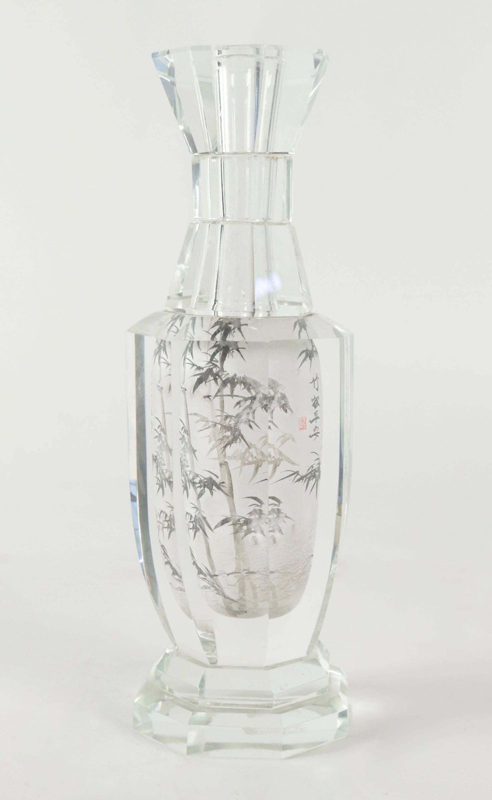 Chinoiserie Vase In Crystal From The 20th Century photo 1527.0