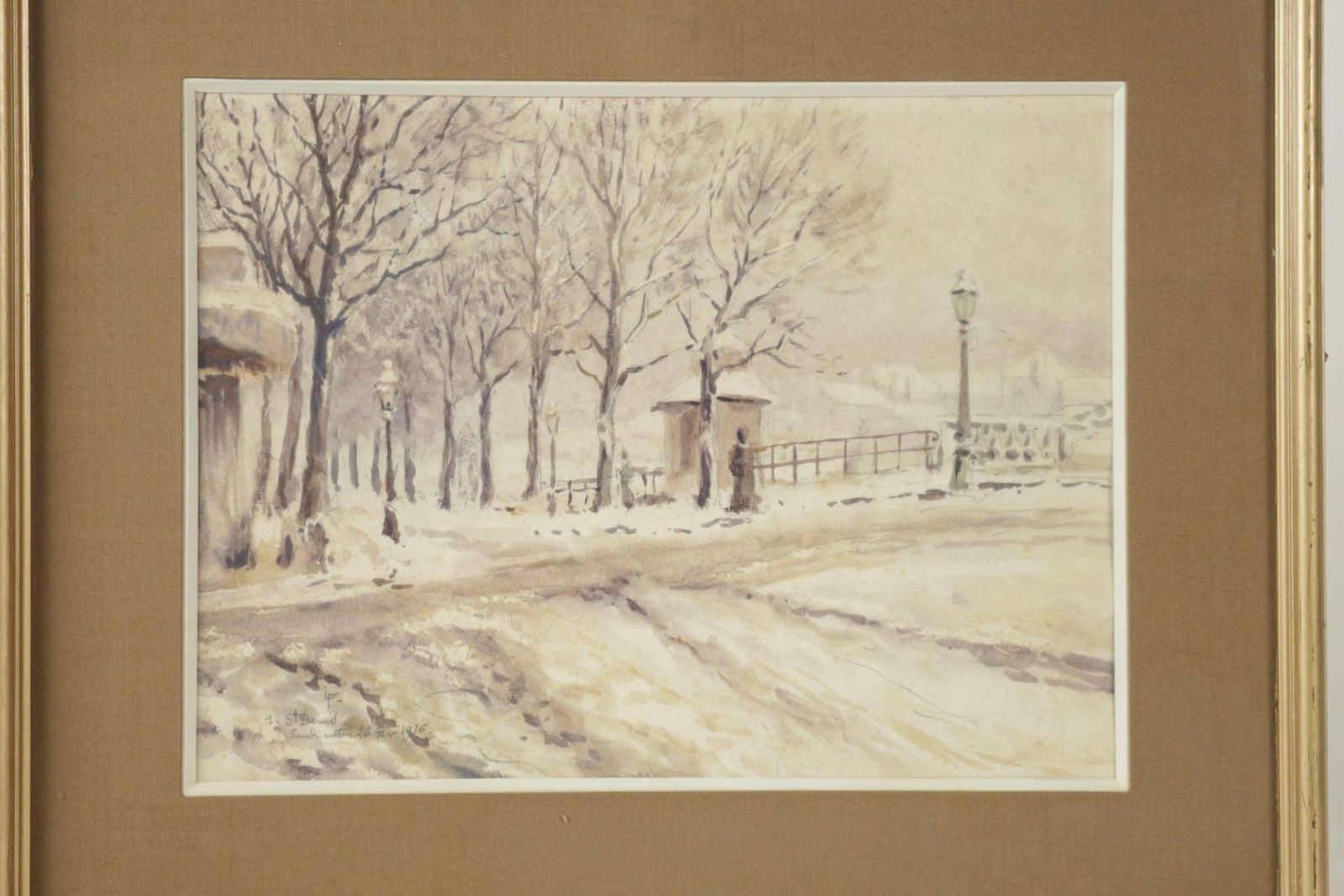 Painting Under Glass From The Beginning Of The 20th Century photo for sale