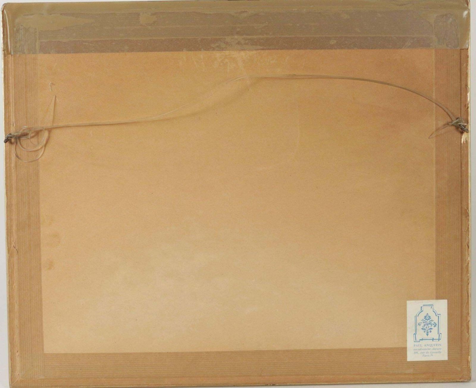 Painting Under Glass From The Beginning Of The 20th Century photo Art