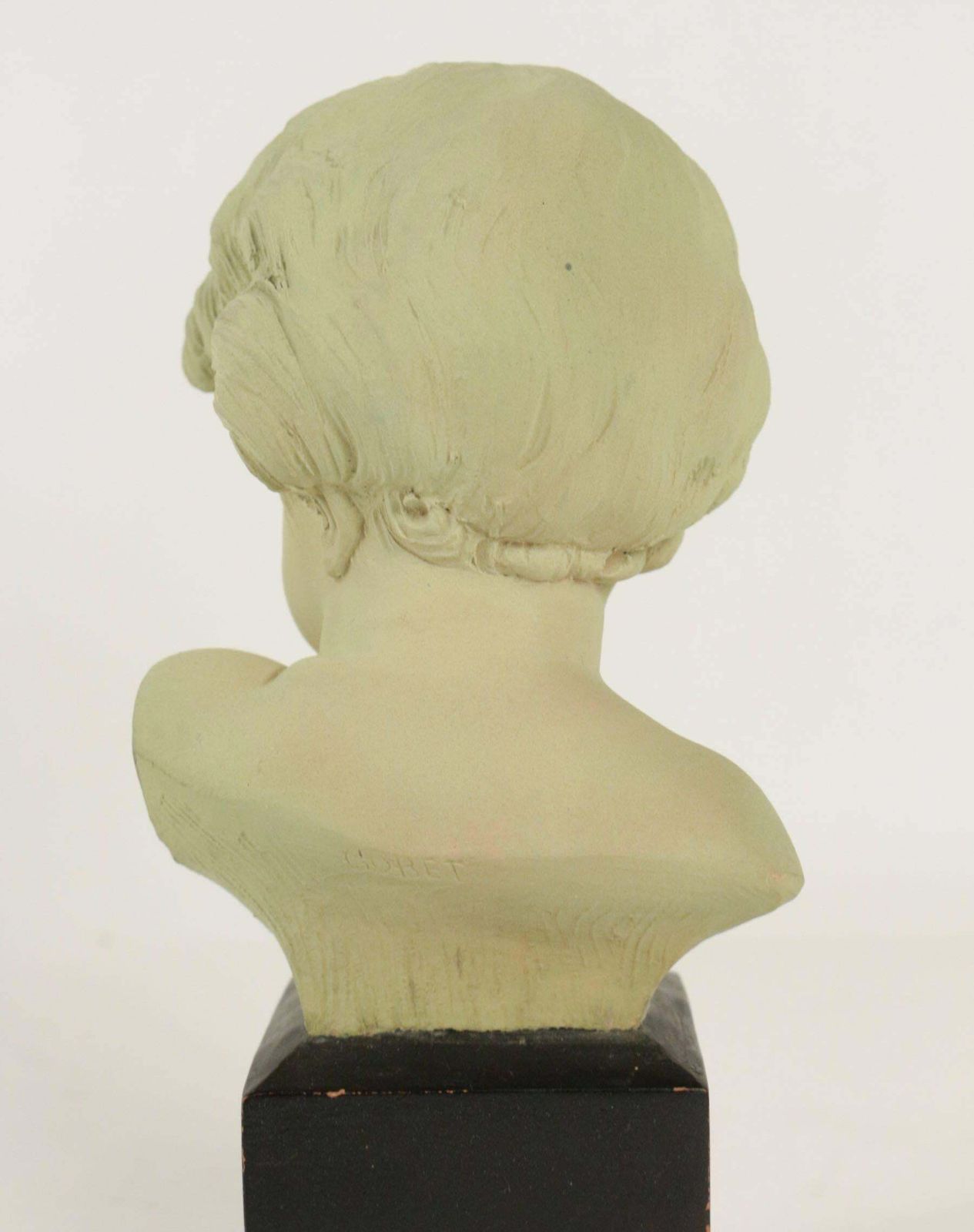 Bust Of A Child In Terra Cotta From The 20th Century, Signed Gobet photo Art