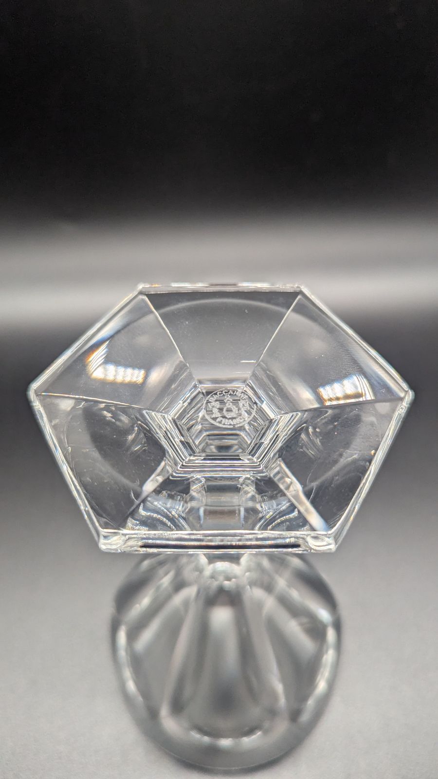 photo for sale Set Of Six Baccarat Harcourt 1841 Wine Glasses (Size 3) – Complete With Their Original Box From 1970s.