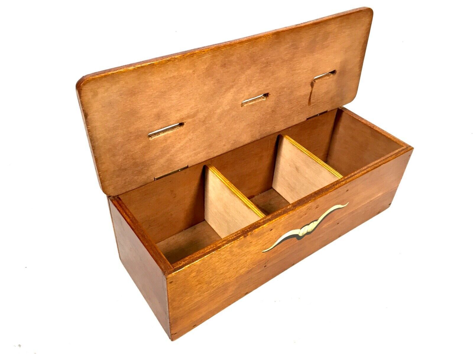 Antique Masonic Interest   Order Of The Buffaloes Wood Collection Fund Money Box photo 99.0